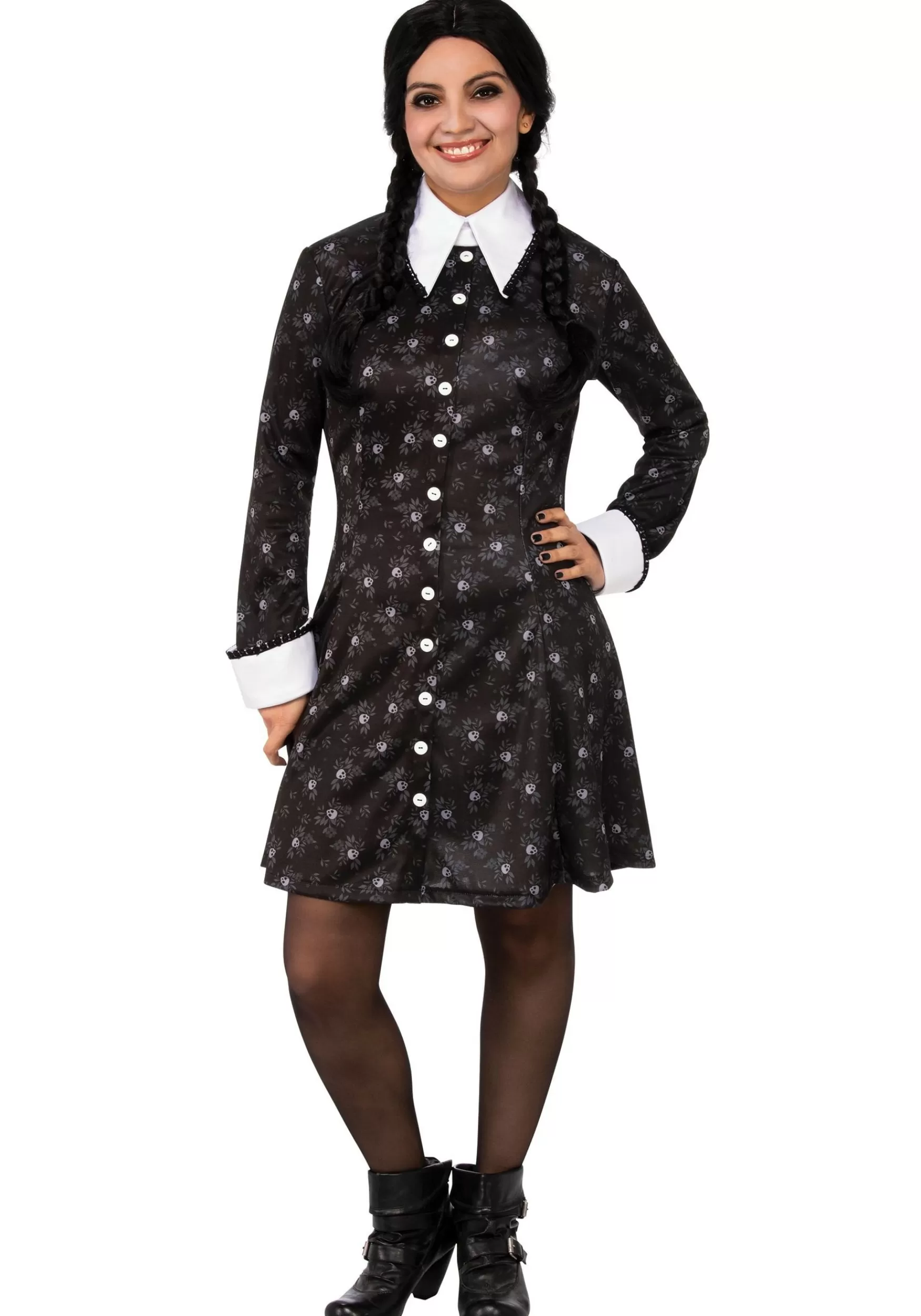 Discount Rubies Costume Addams Family Wednesday Costume For Adults Tv / Movie Costumes
