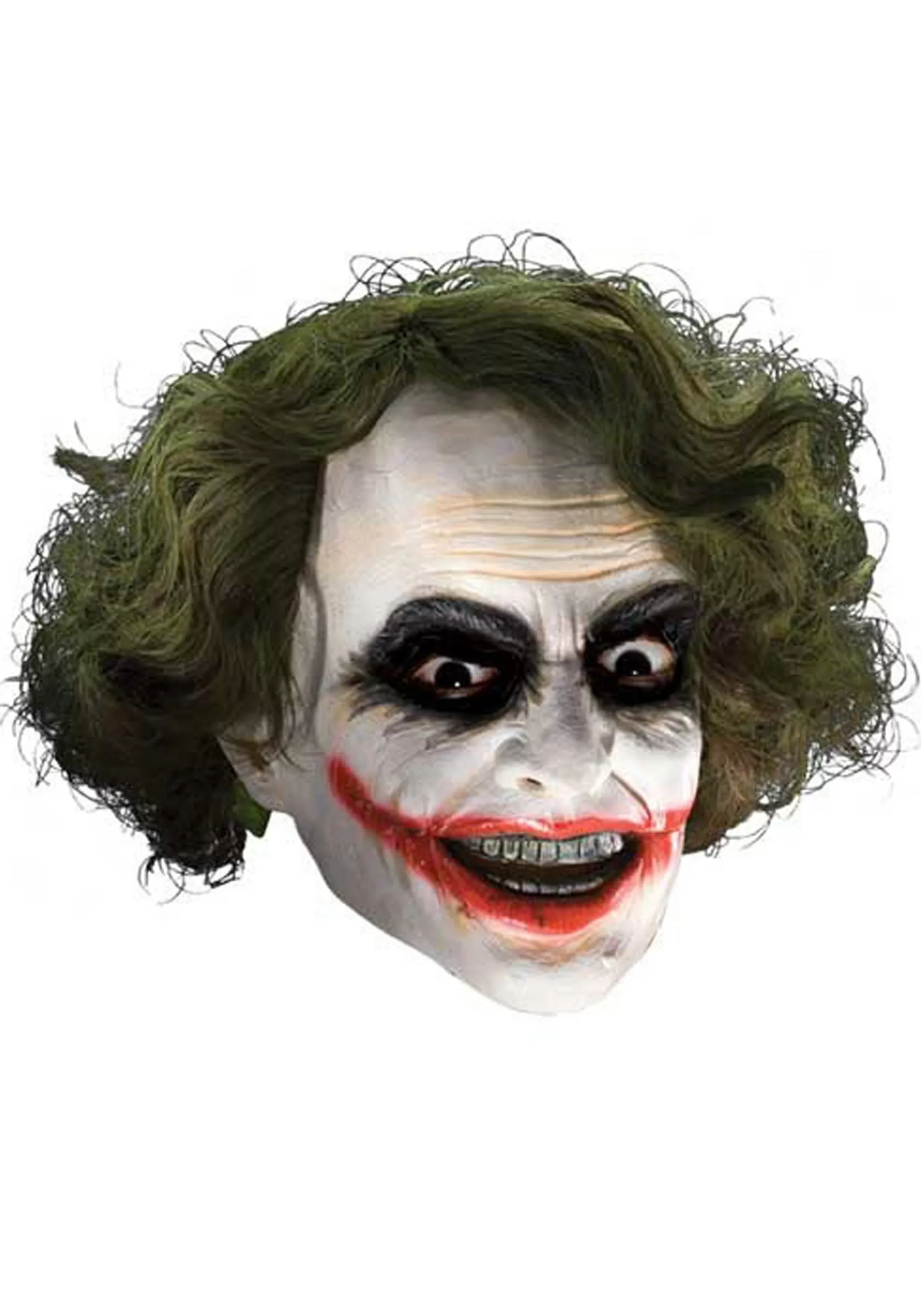 Fashion Rubies Costume Adult Deluxe Joker Mask With Hair Superhero Costumes