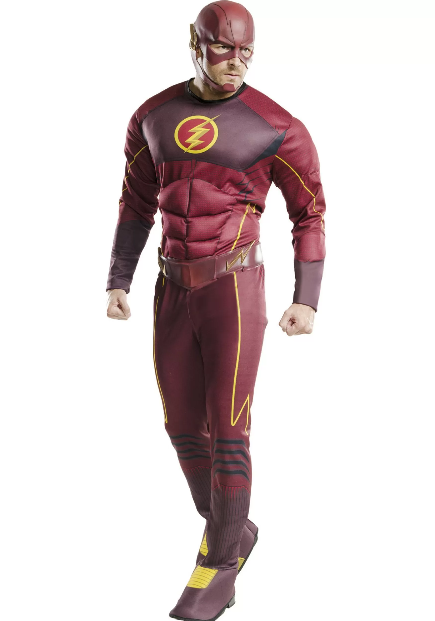 Clearance Rubies Costume Adult Deluxe The Flash Costume Superhero Costumes