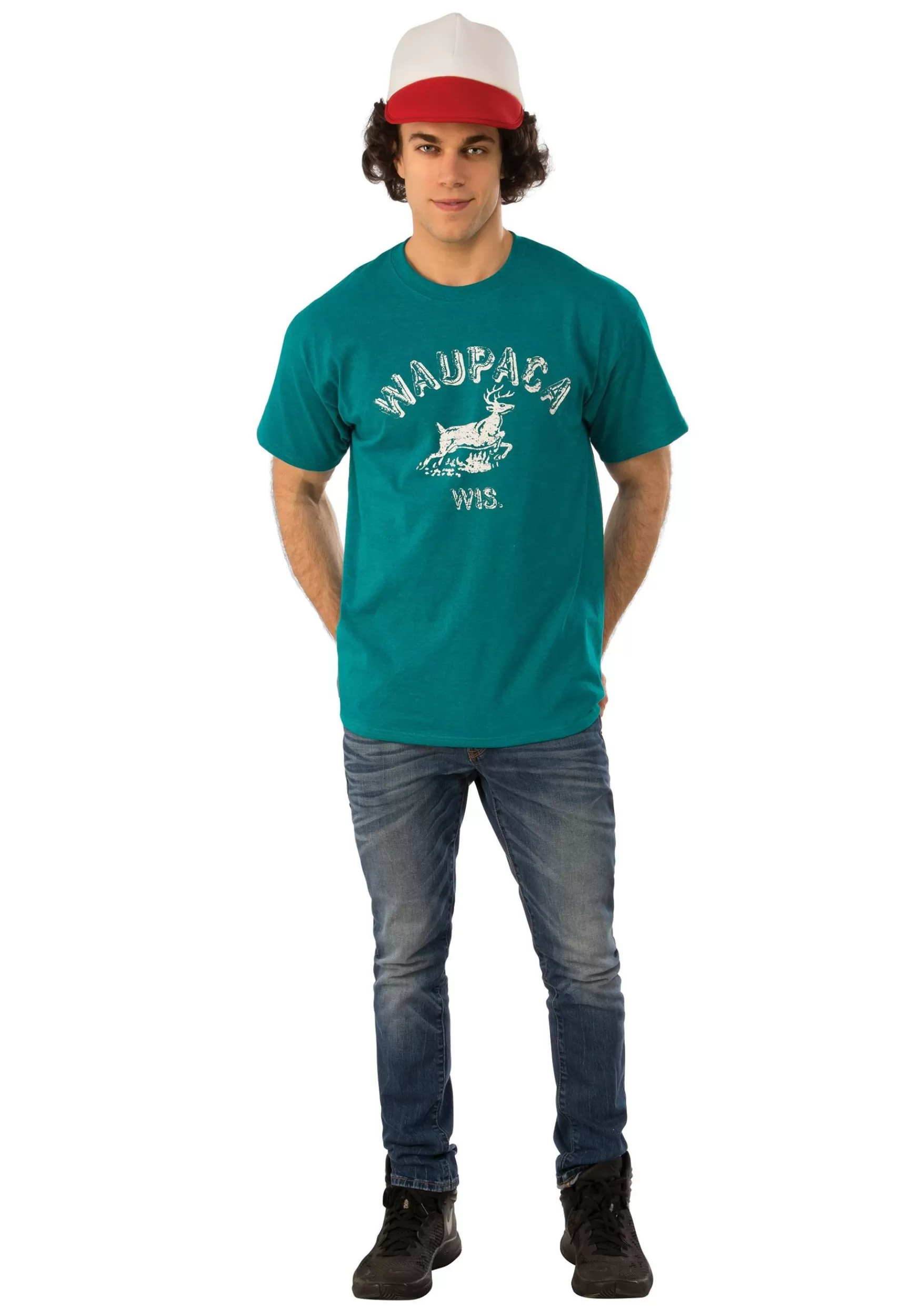 New Rubies Costume Adult Stranger Things Dustin Waupaca Shirt Tv / Movie Costumes