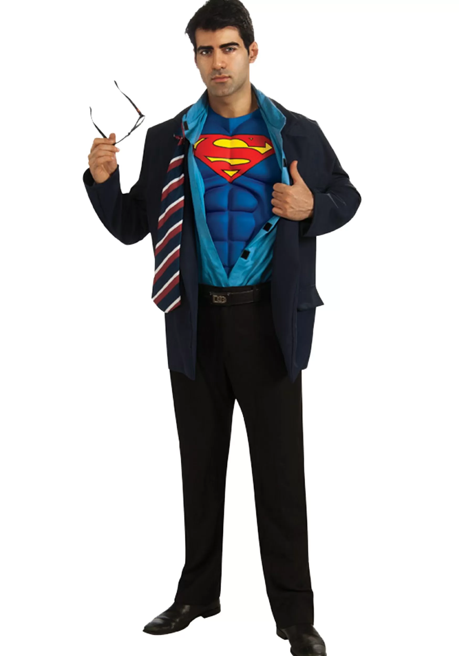 Discount Rubies Costume Adult Superman Clark Kent Costume Superhero Costumes