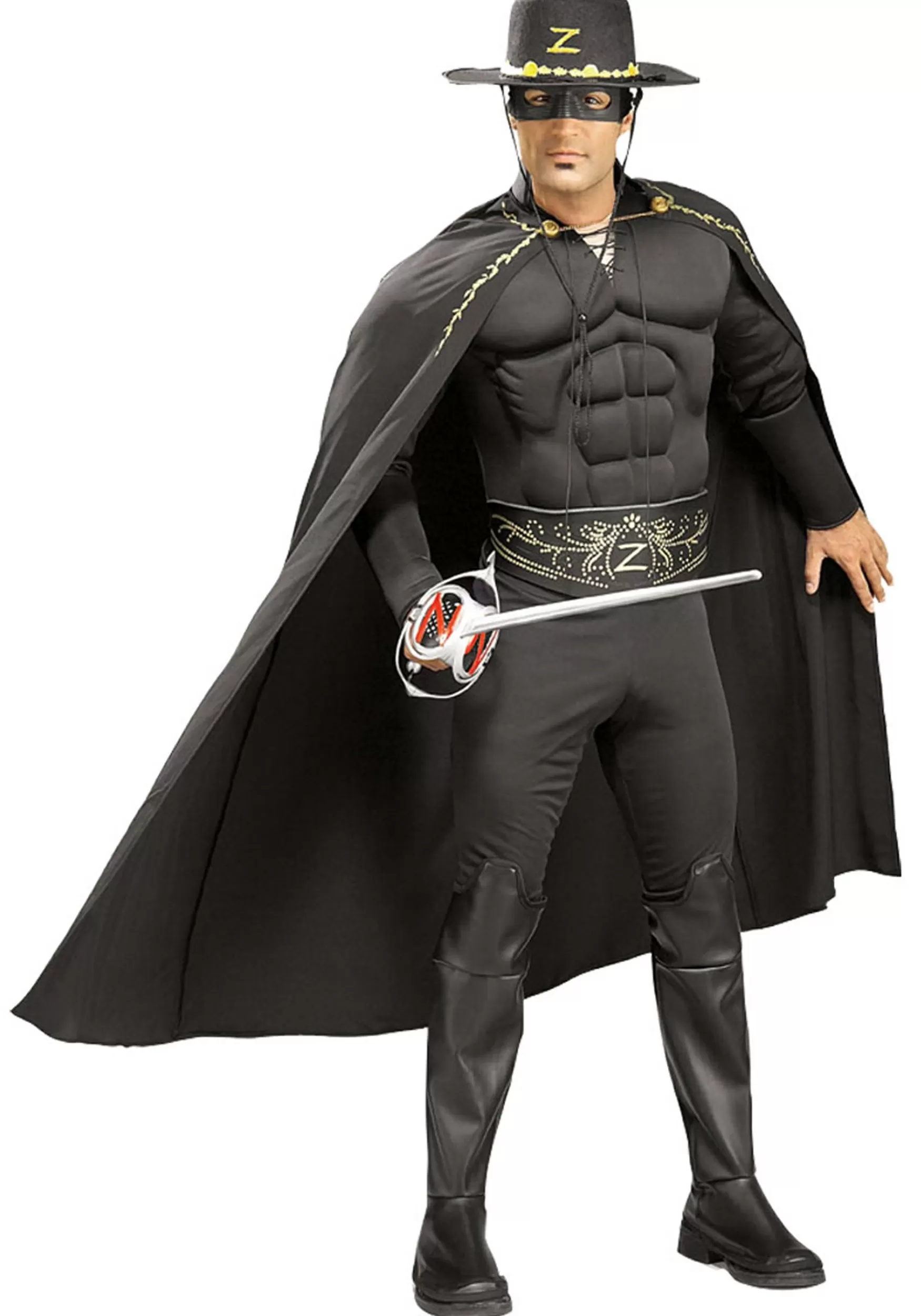 Flash Sale Rubies Costume Adult Zorro Costume Superhero Costumes