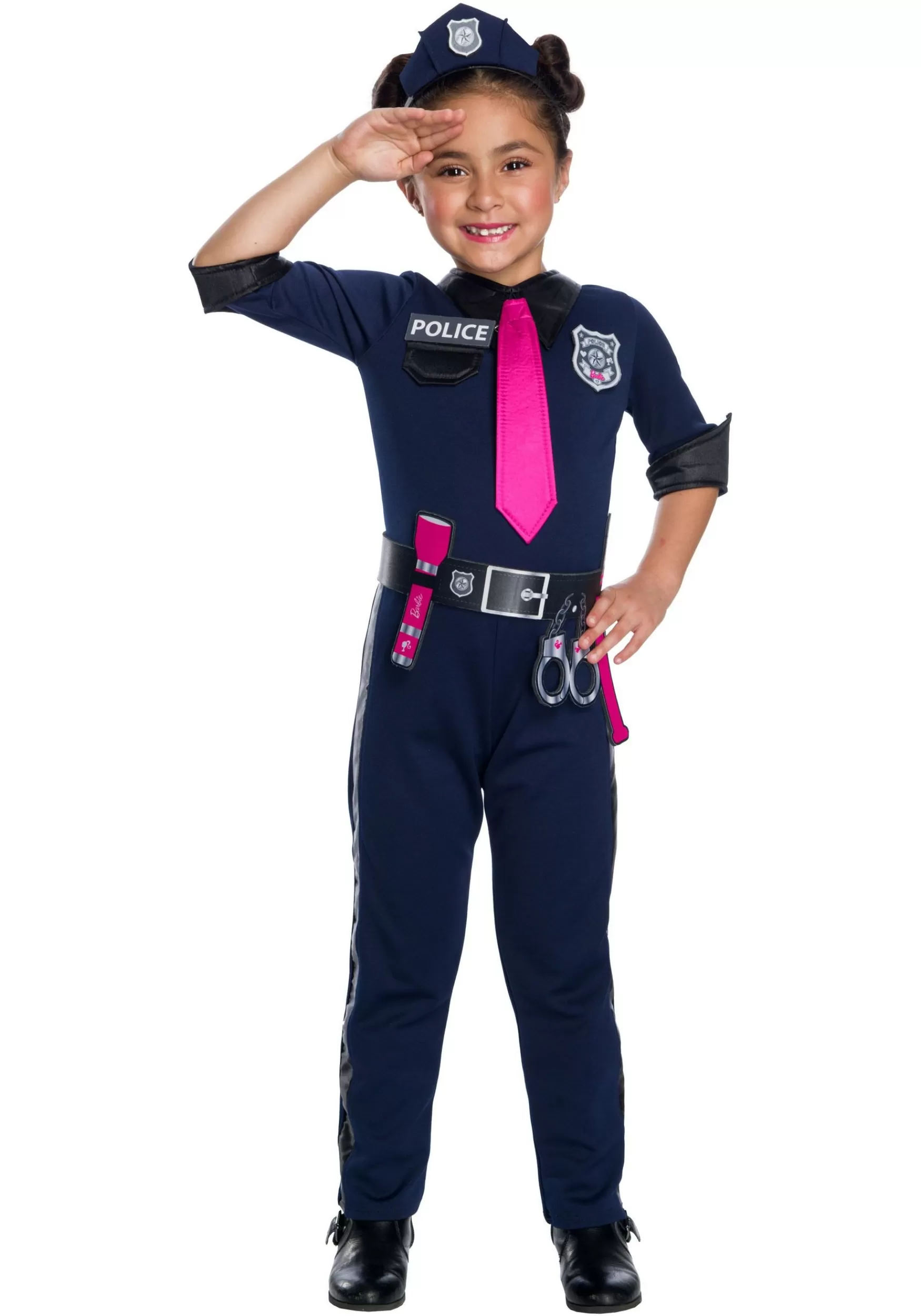 Discount Rubies Costume Barbie Police Officer Costume For Girls Storybook & Fairytale Costumes