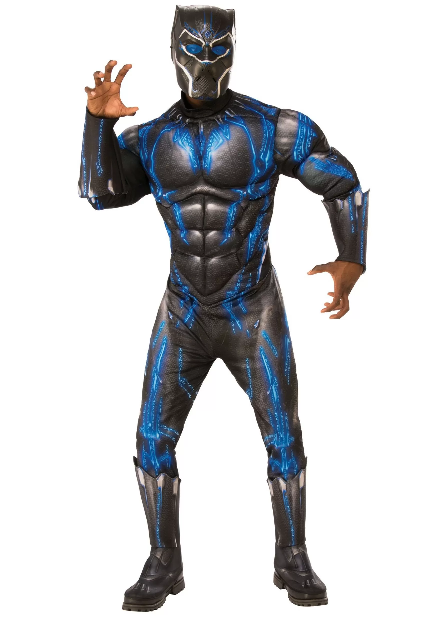 Online Rubies Costume Black Panther Blue Deluxe Adult Costume Superhero Costumes