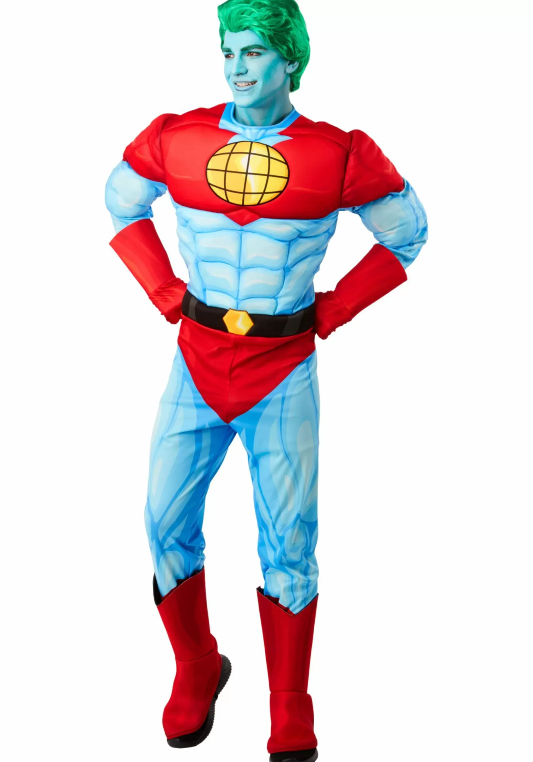 New Rubies Costume Captain Planet Costume For Adults Tv / Movie Costumes