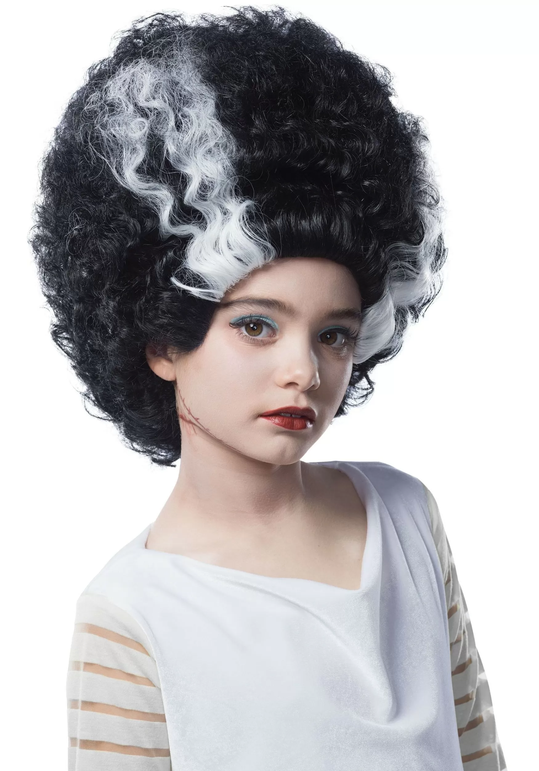 Hot Rubies Costume Child/Adult Bride Of Frankenstein Wig Scary Costumes
