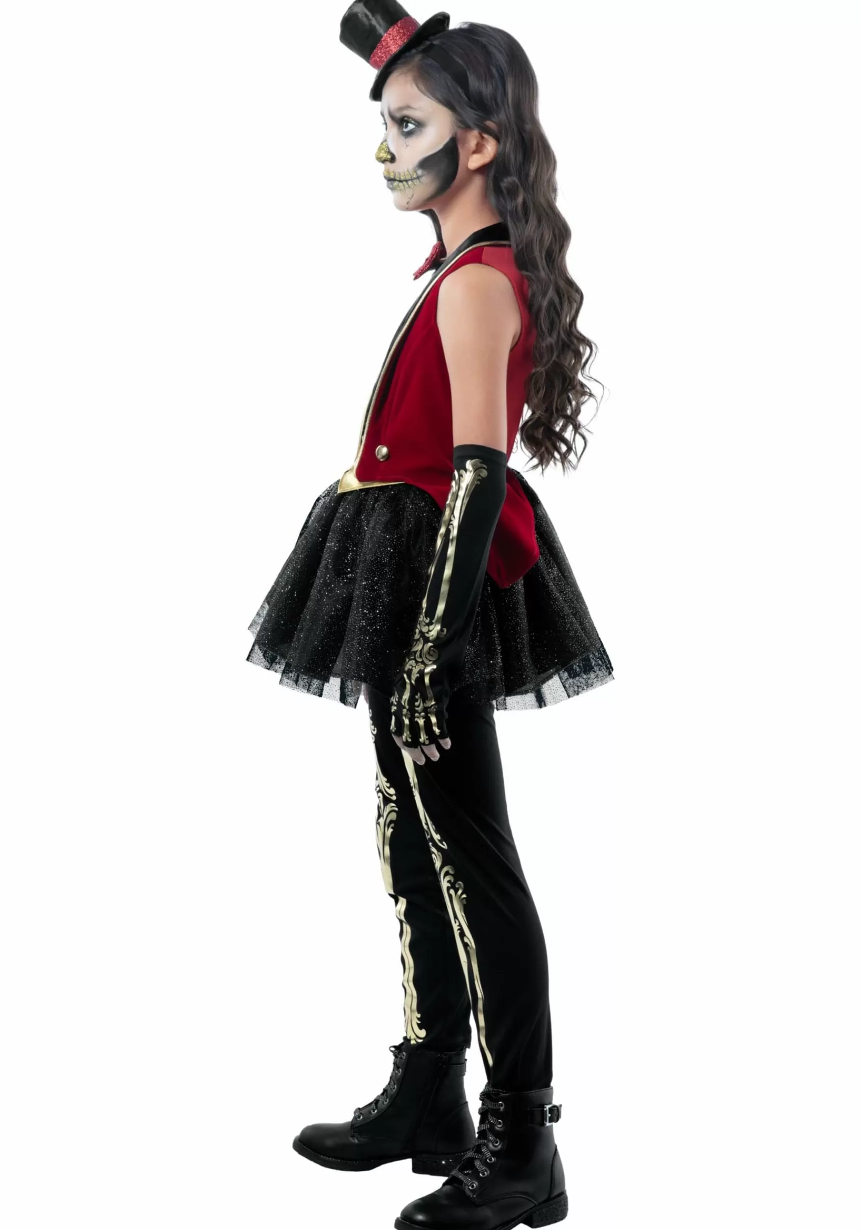 Fashion Rubies Costume Circus Skeleton Costume For Kids Scary Costumes