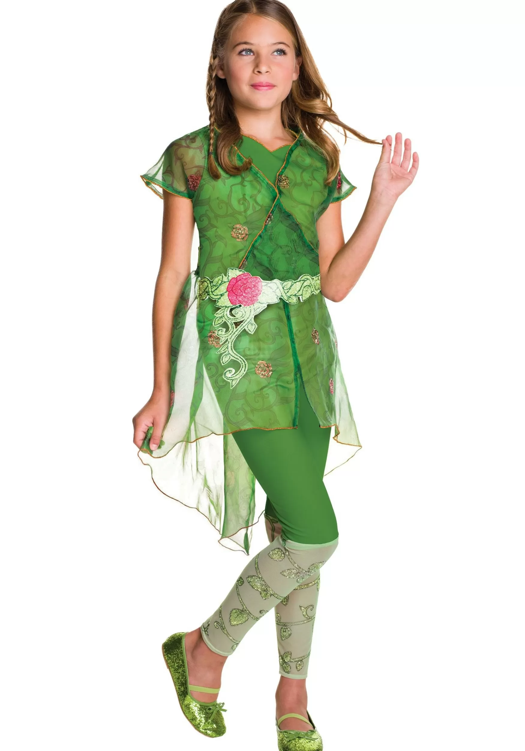 Cheap Rubies Costume Dc Superhero Girls Poison Ivy Deluxe Costume Superhero Costumes