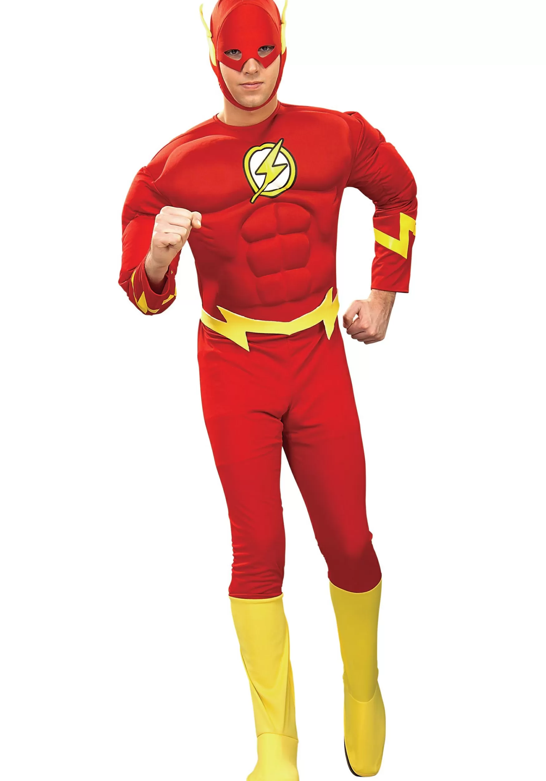 Cheap Rubies Costume Deluxe Adult Flash Costume Superhero Costumes