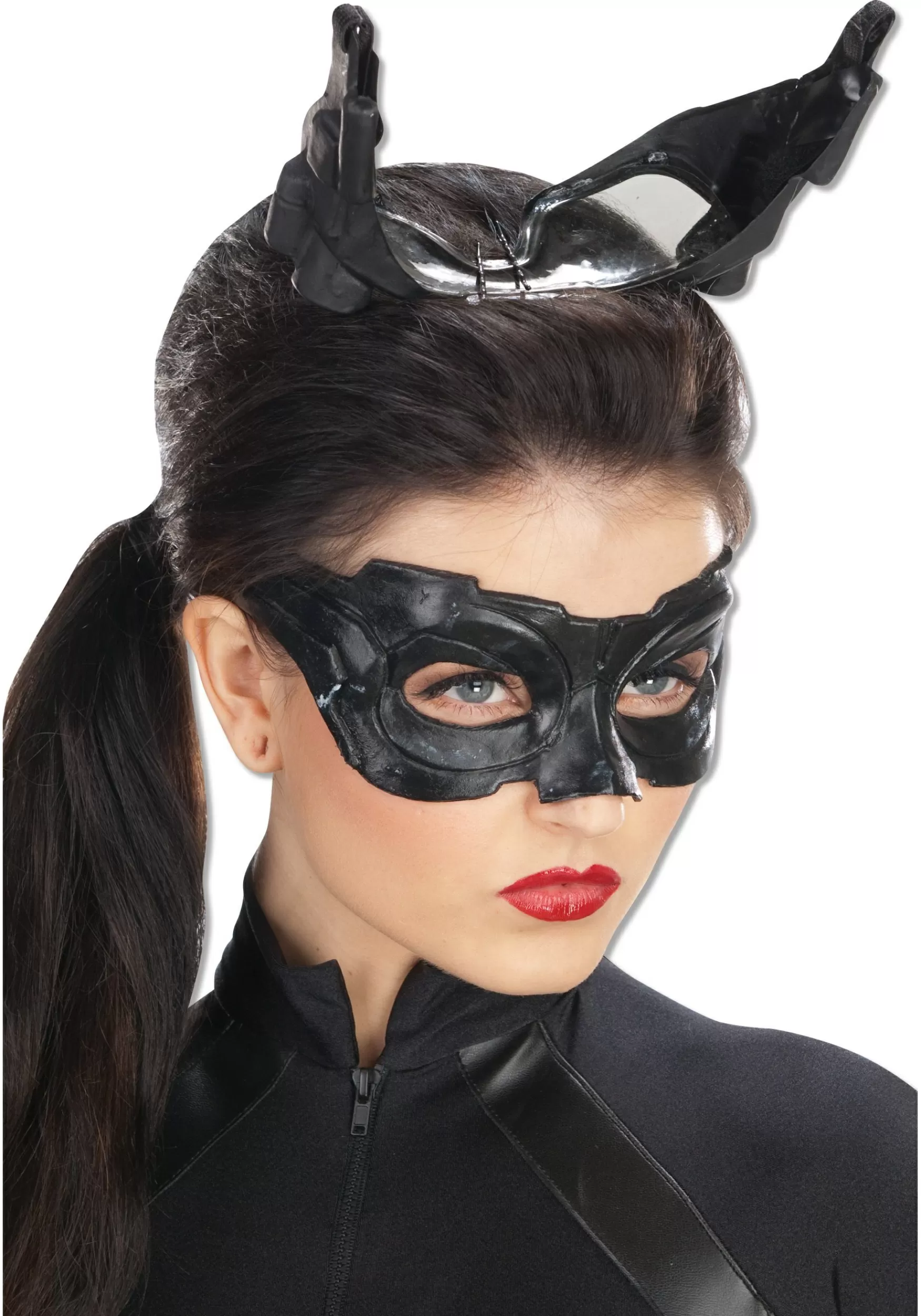 Discount Rubies Costume Deluxe Catwoman Mask Superhero Costumes
