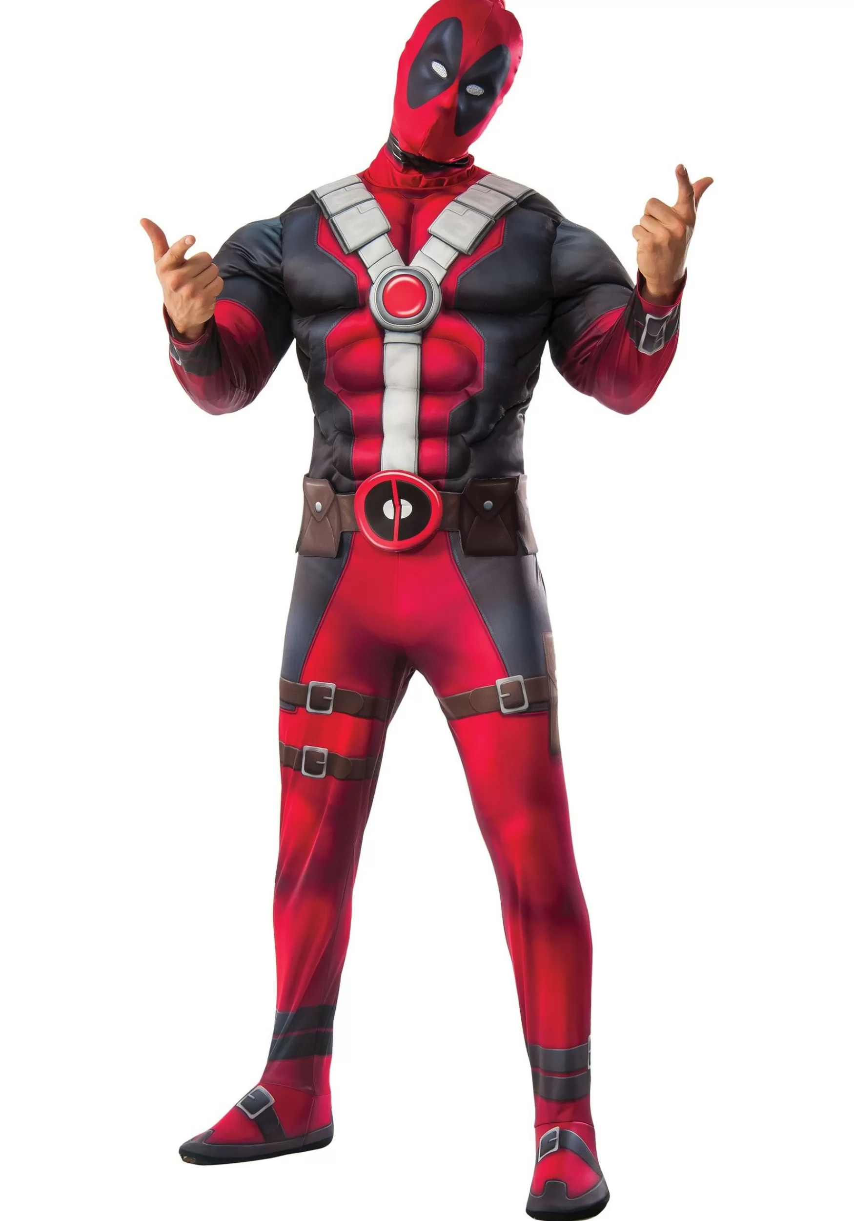 Clearance Rubies Costume Deluxe Deadpool Movie Costume Superhero Costumes