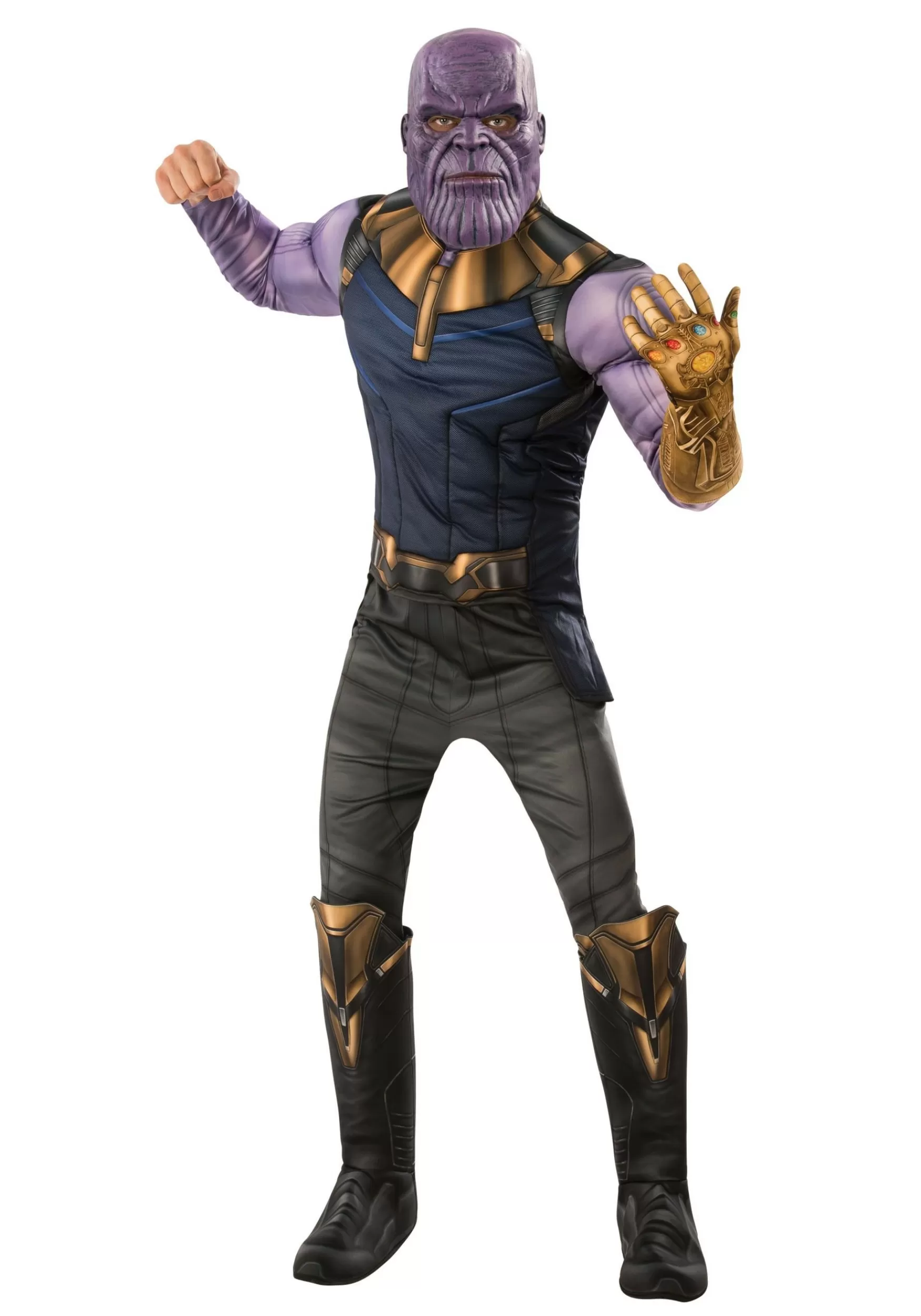 Cheap Rubies Costume Deluxe Marvel Infinity War Adult Thanos Costume Superhero Costumes