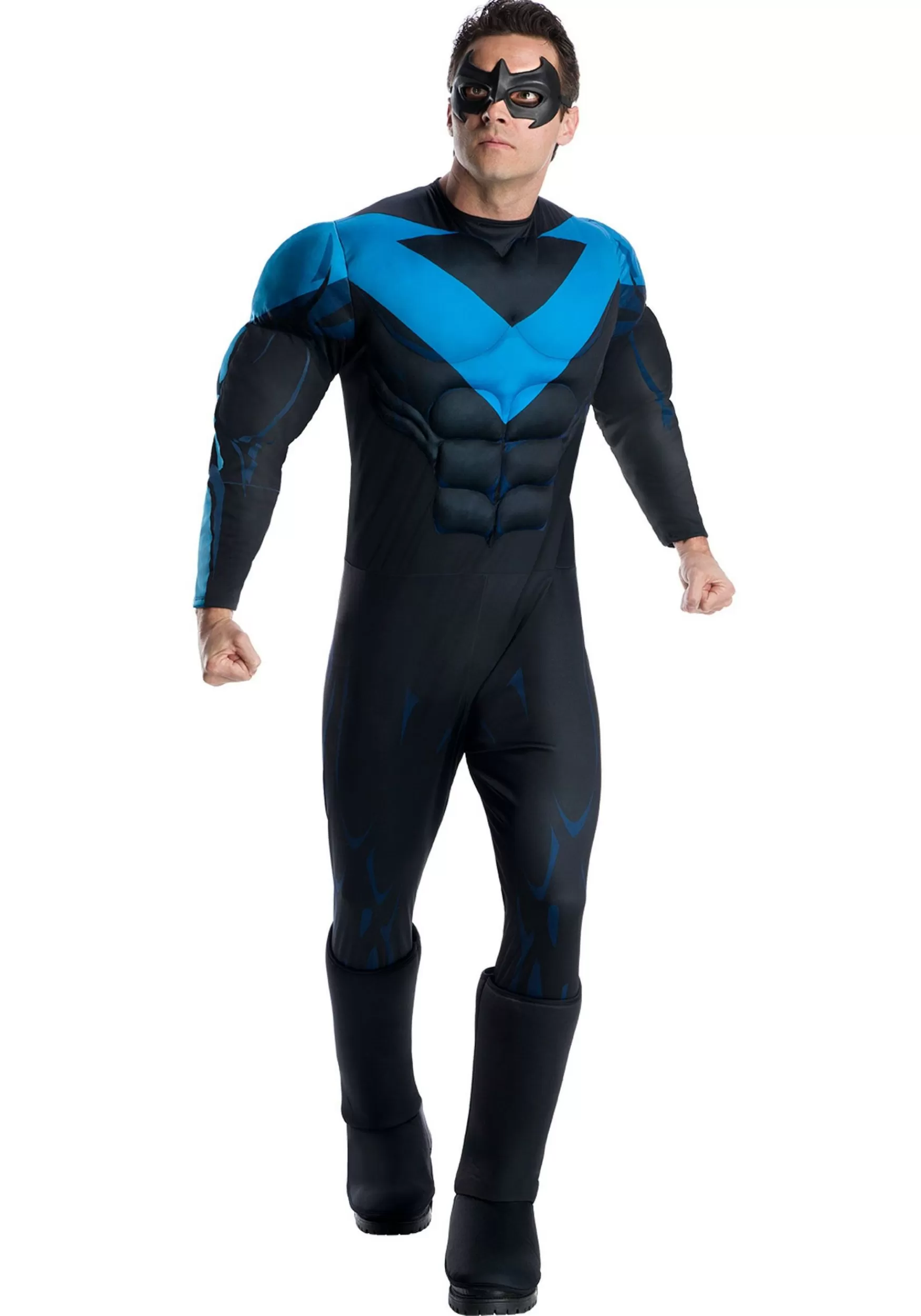 Shop Rubies Costume Deluxe Nightwing Men's Costume Superhero Costumes