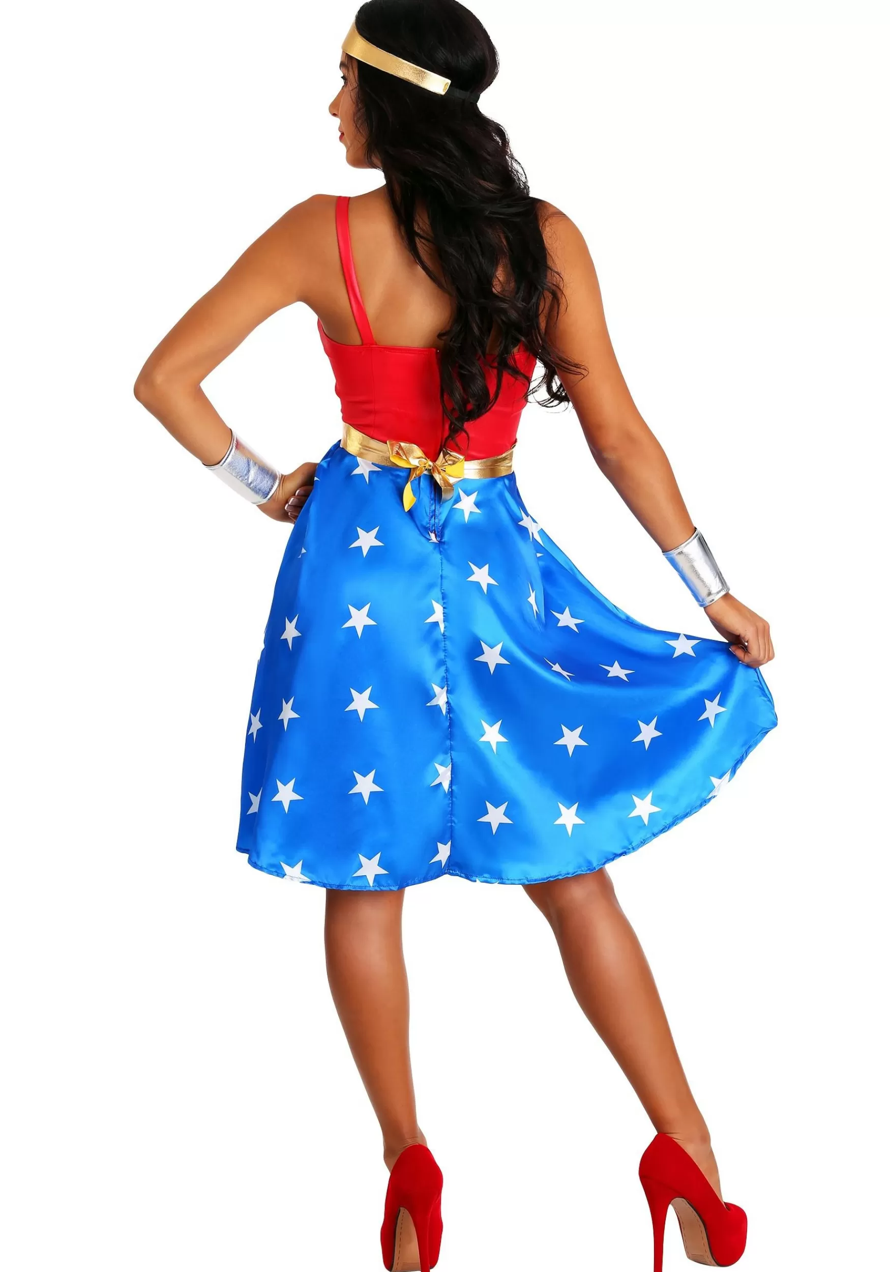 Online Rubies Costume Deluxe Plus Size Long Dress Wonder Woman Costume Superhero Costumes