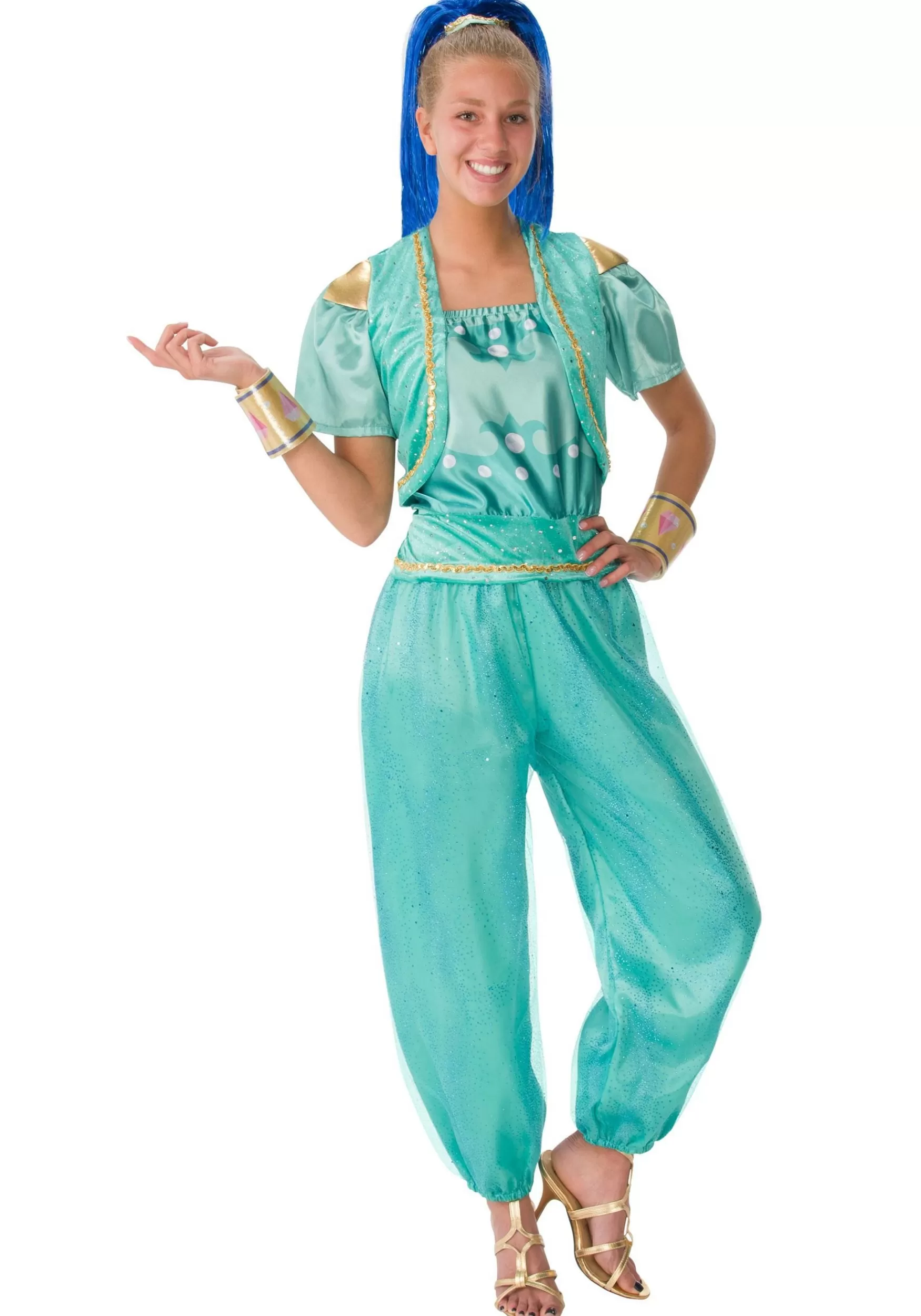 Discount Rubies Costume Deluxe Shimmer And Shine Women's Shine Costume Tv / Movie Costumes