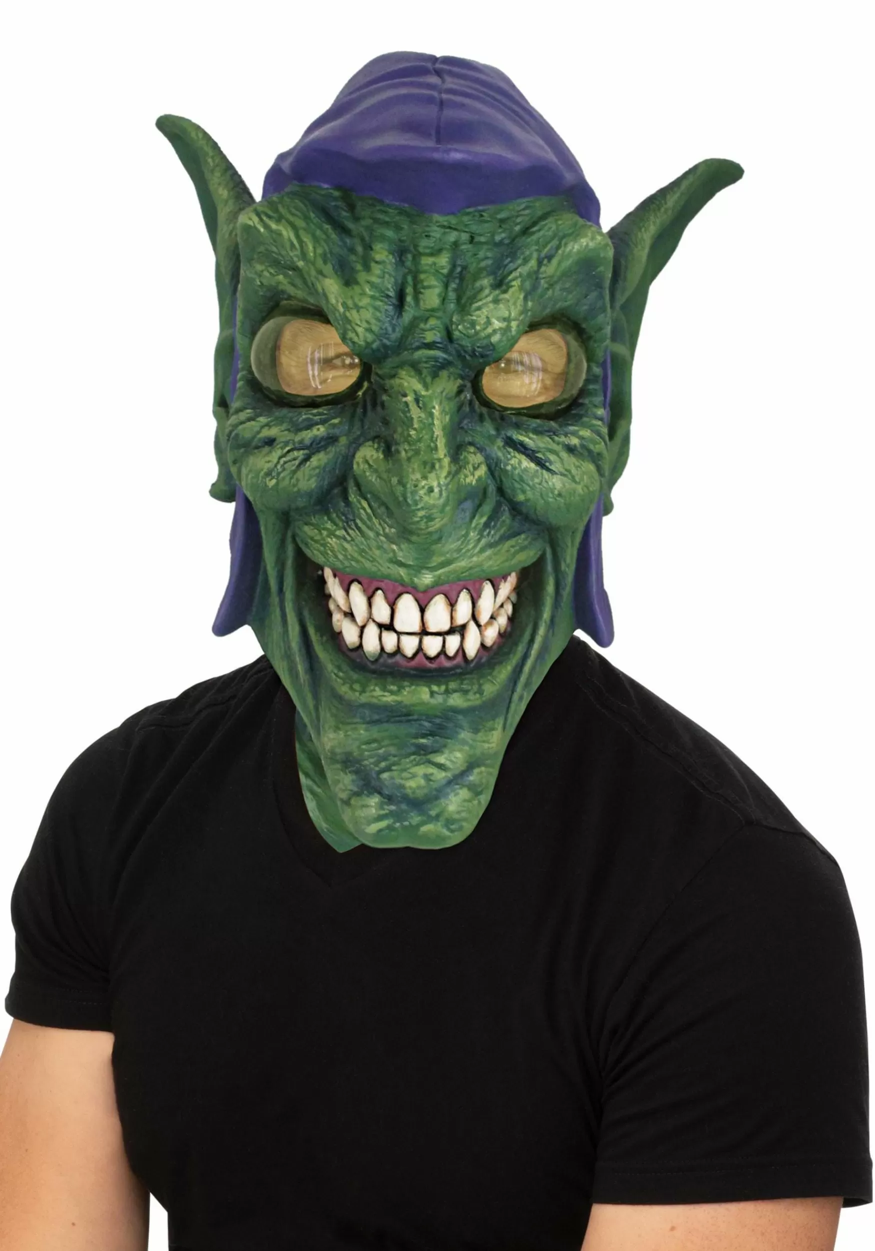 Sale Rubies Costume Deluxe Spider-Man Green Goblin Mask Superhero Costumes