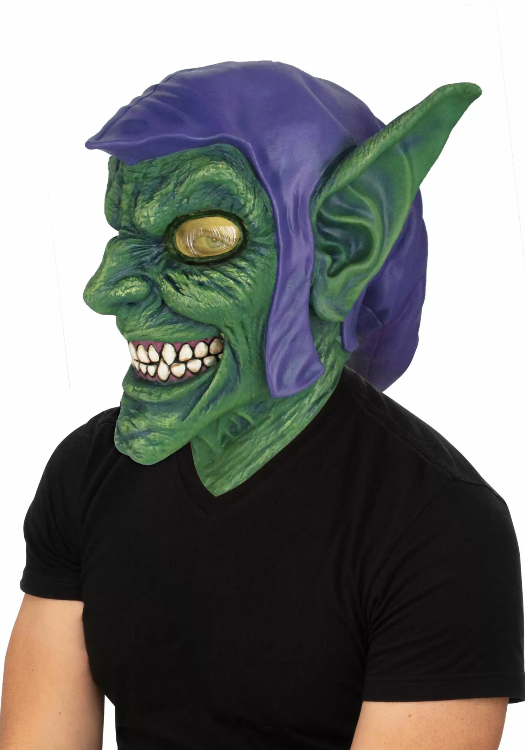 Sale Rubies Costume Deluxe Spider-Man Green Goblin Mask Superhero Costumes