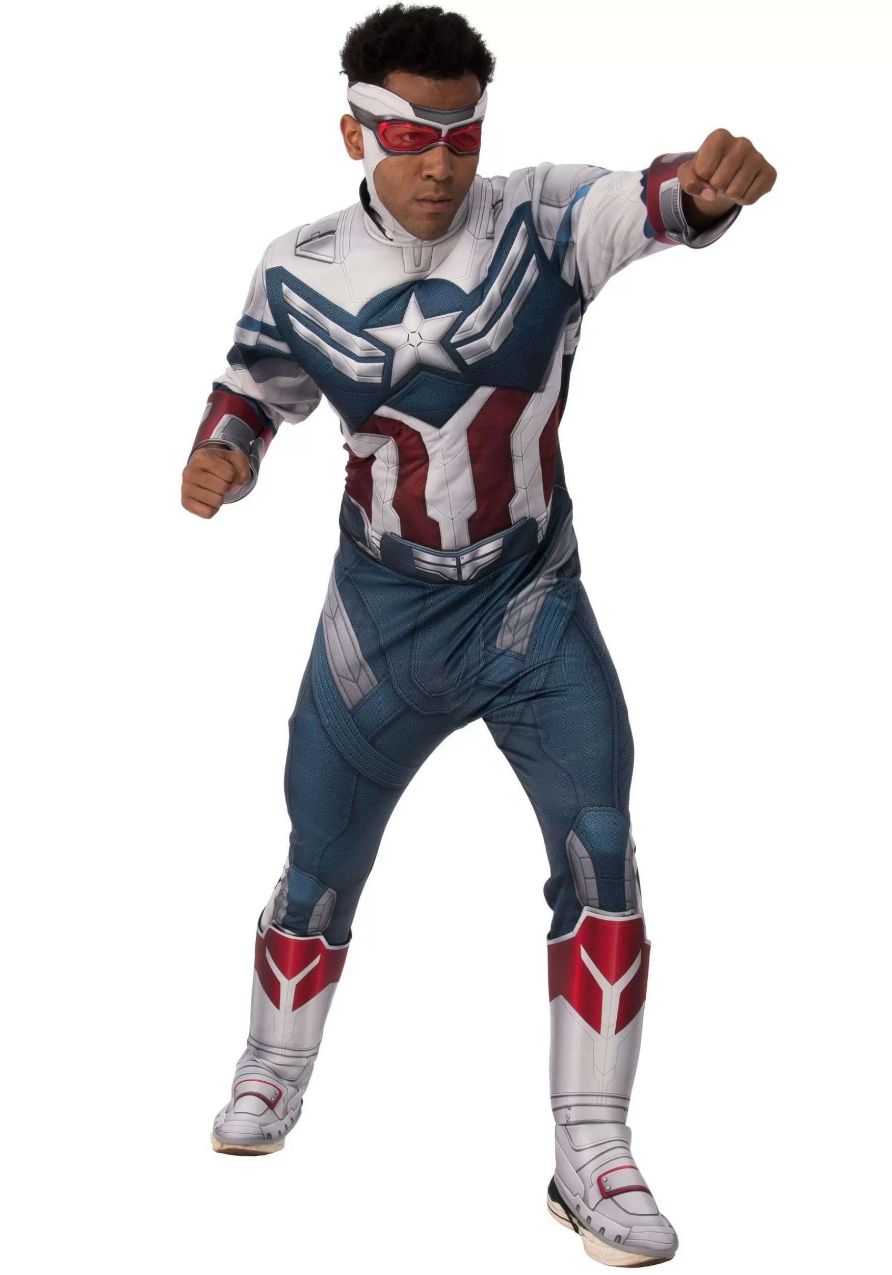 Flash Sale Rubies Costume Falcon And The Winter Soldier Deluxe Captain America Men's Costume Superhero Costumes