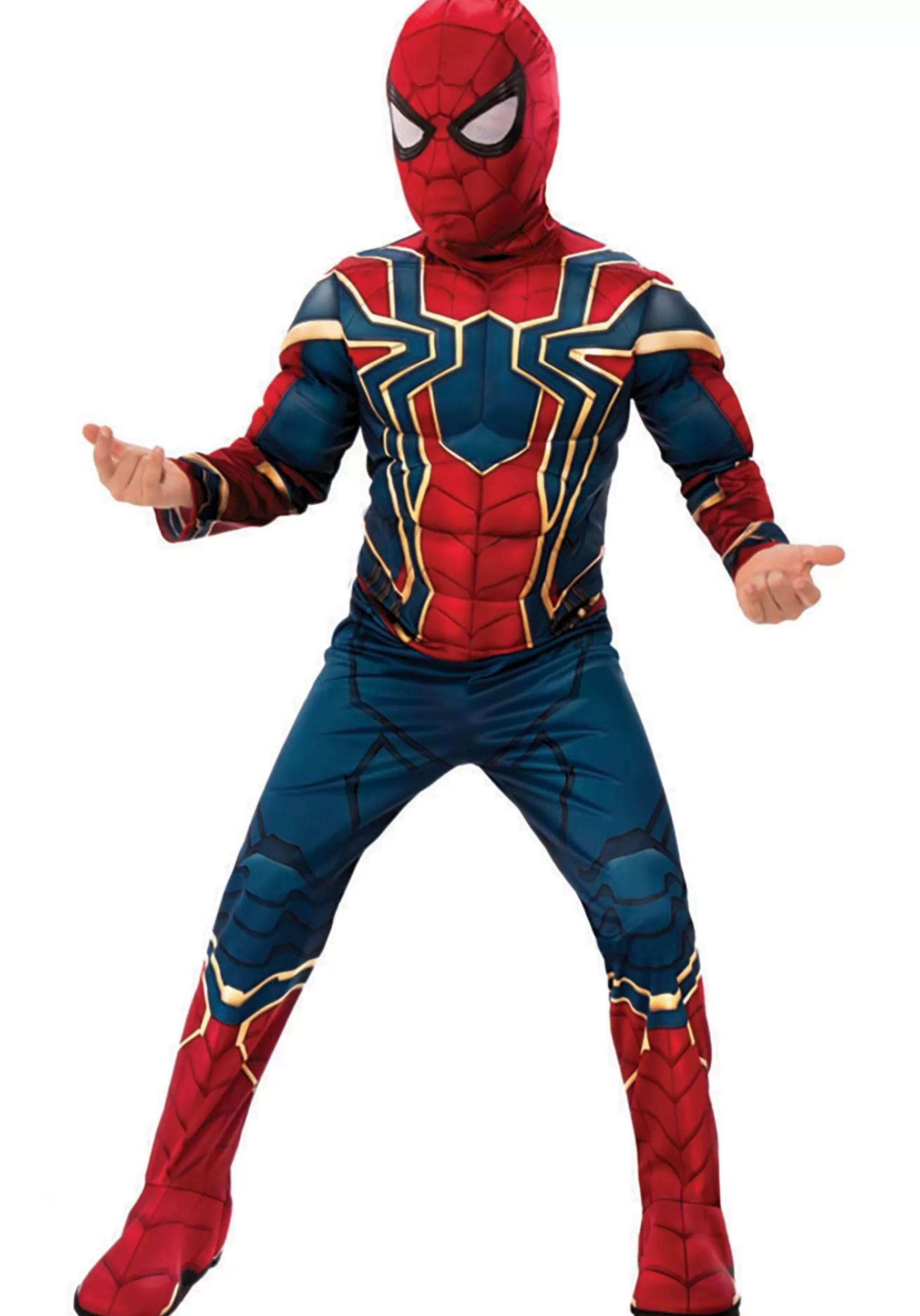 New Rubies Costume Kid's Deluxe Iron Spider Avengers Endgame Costume Superhero Costumes