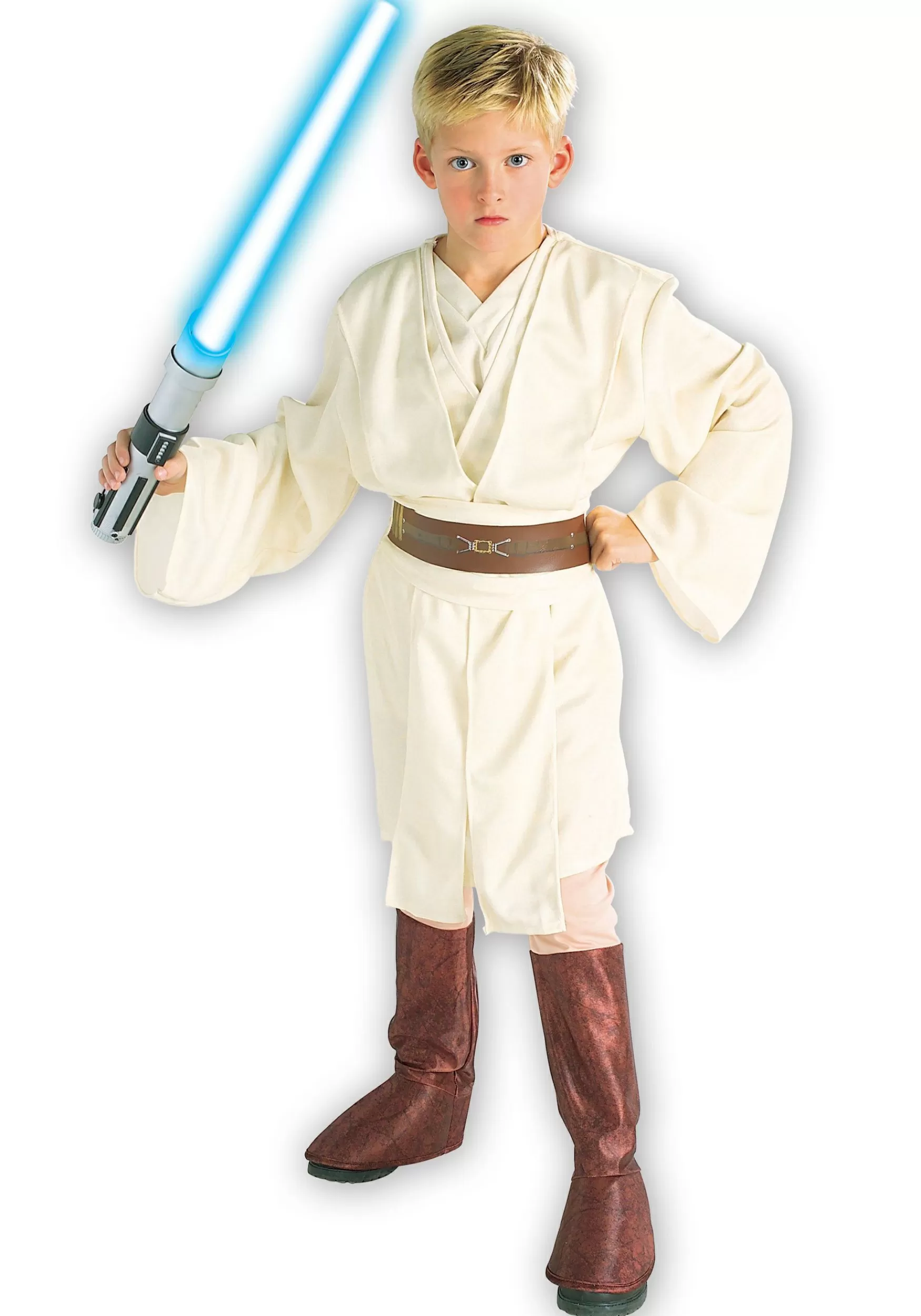 Cheap Rubies Costume Kids Deluxe Obi Wan Kenobi Costume Star Wars Costumes