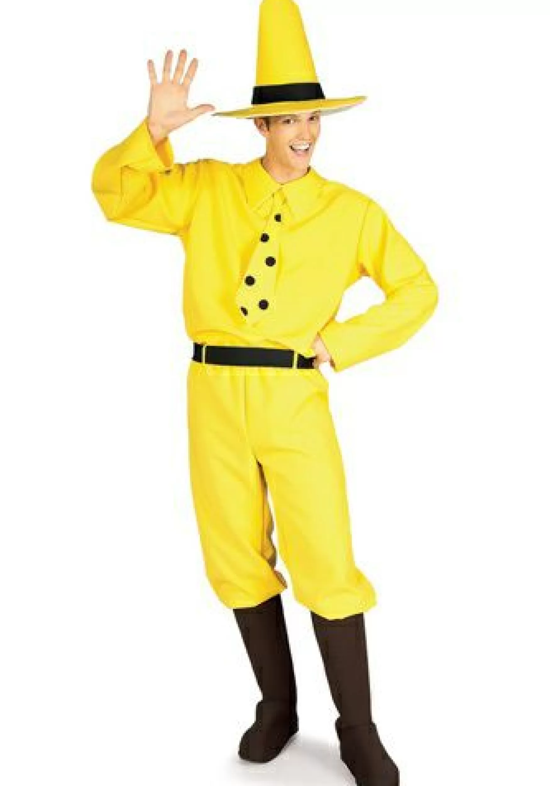 Fashion Rubies Costume Man In The Yellow Hat Costume Tv / Movie Costumes