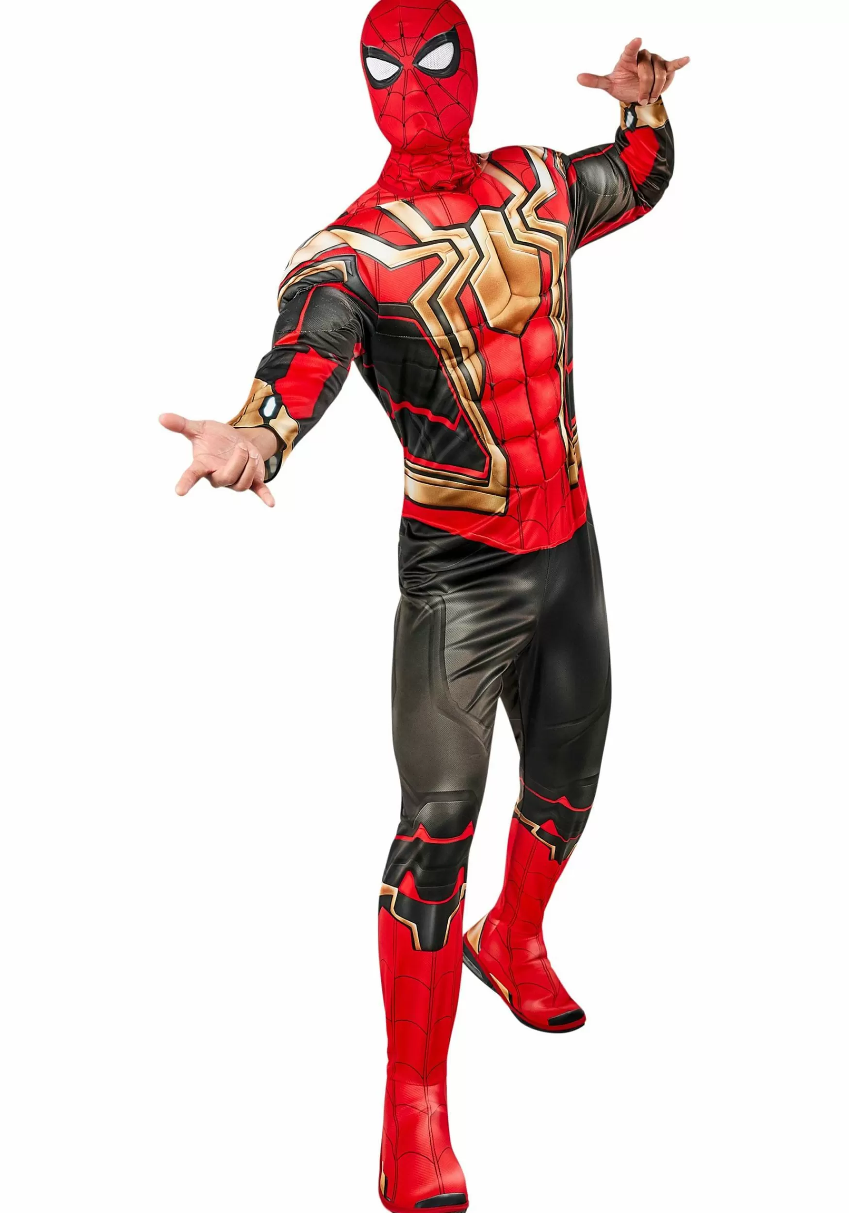 Cheap Rubies Costume Marvel Deluxe Adult Iron Spider-Man Costume Superhero Costumes