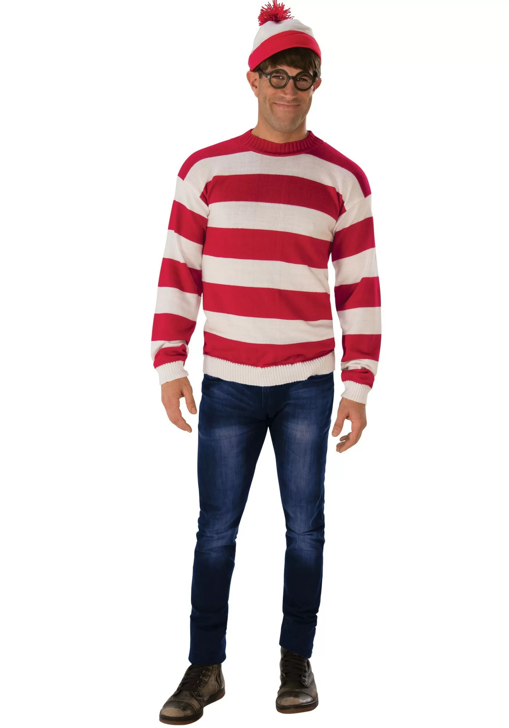 Online Rubies Costume Men's Where's Waldo Deluxe Costume Storybook & Fairytale Costumes