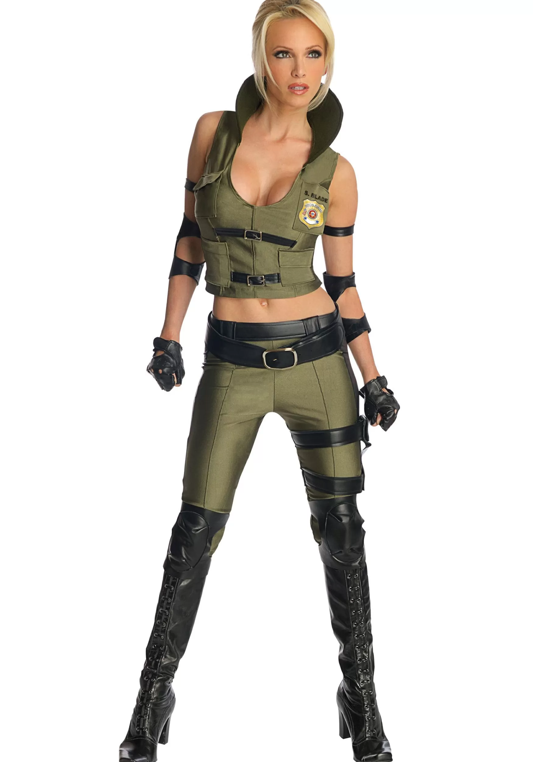 Outlet Rubies Costume Mortal Kombat Deluxe Sonya Blade Costume Video Game Costumes