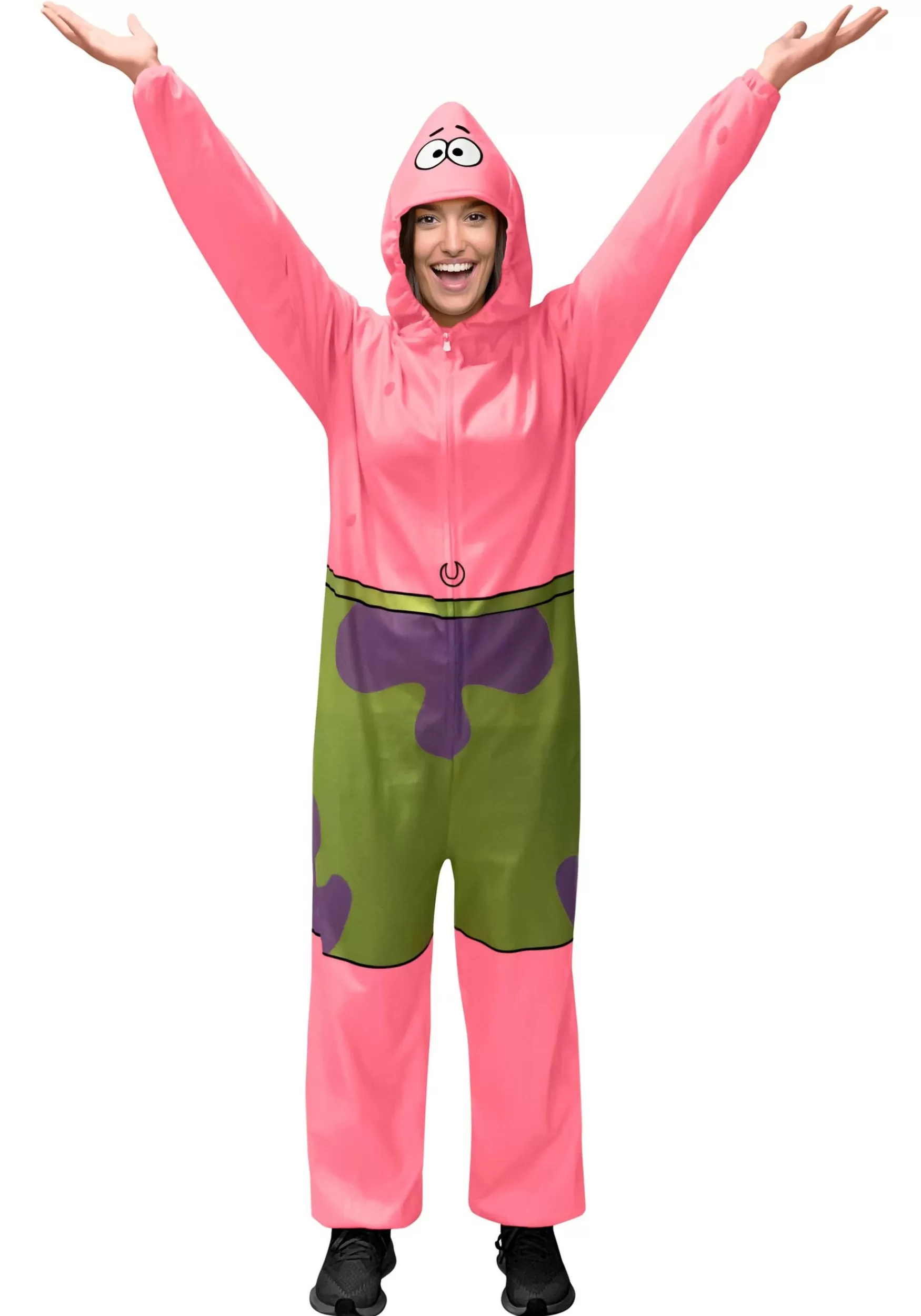 Fashion Rubies Costume Patrick Star Spongebob Squarepants Union Suit/Onesie Tv / Movie Costumes