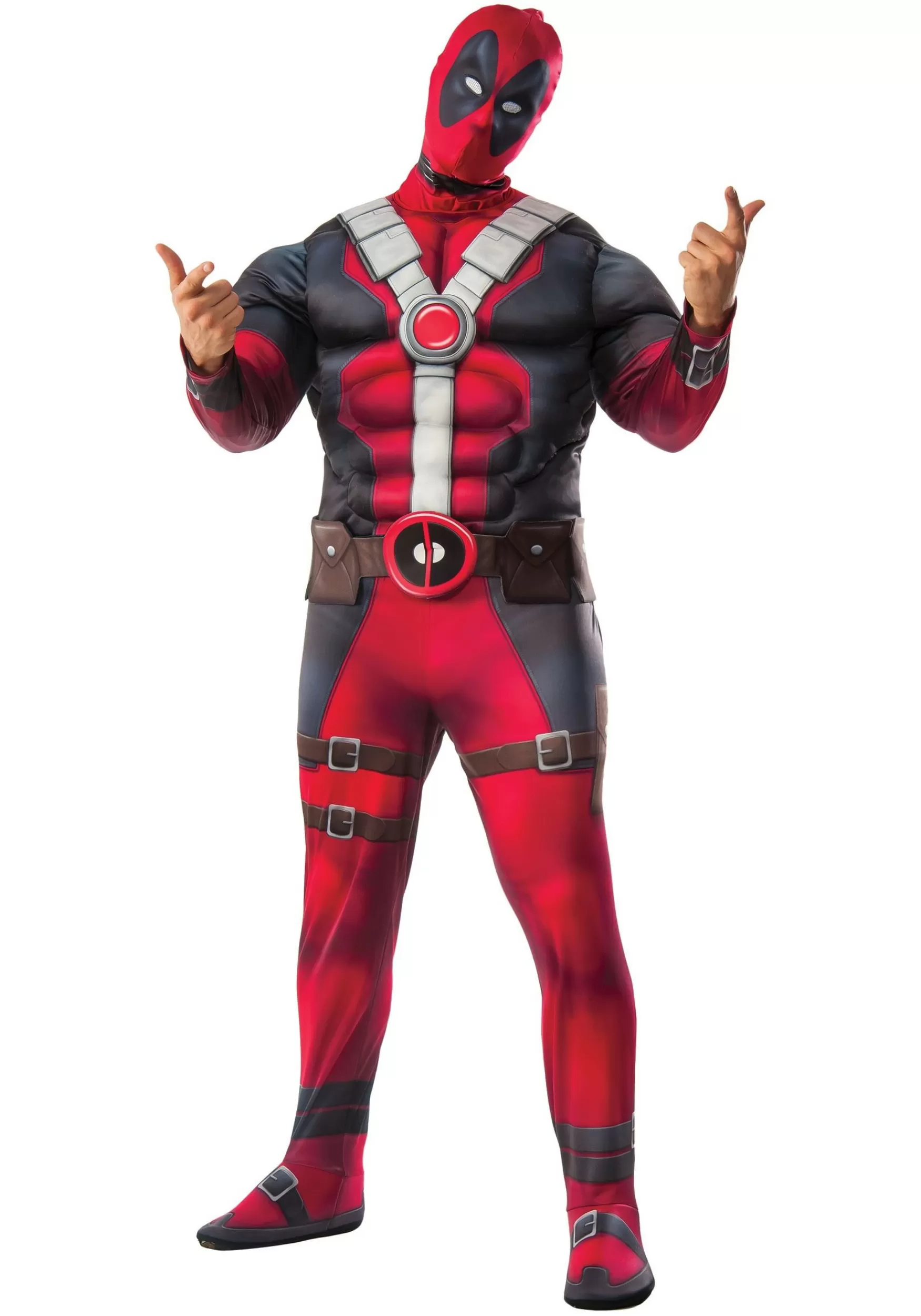 Best Sale Rubies Costume Plus Size Deluxe Deadpool Movie Costume Superhero Costumes