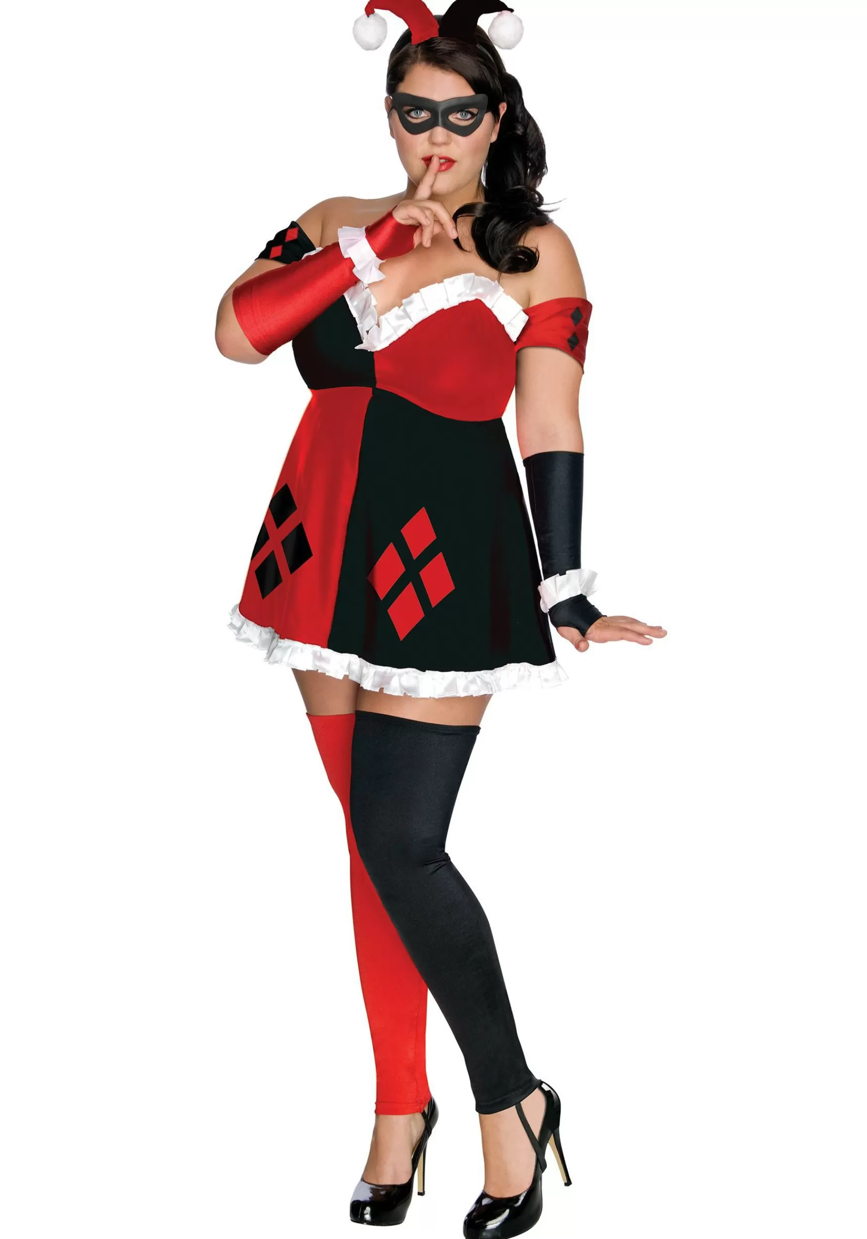 Cheap Rubies Costume Plus Size Harley Quinn Costume Superhero Costumes