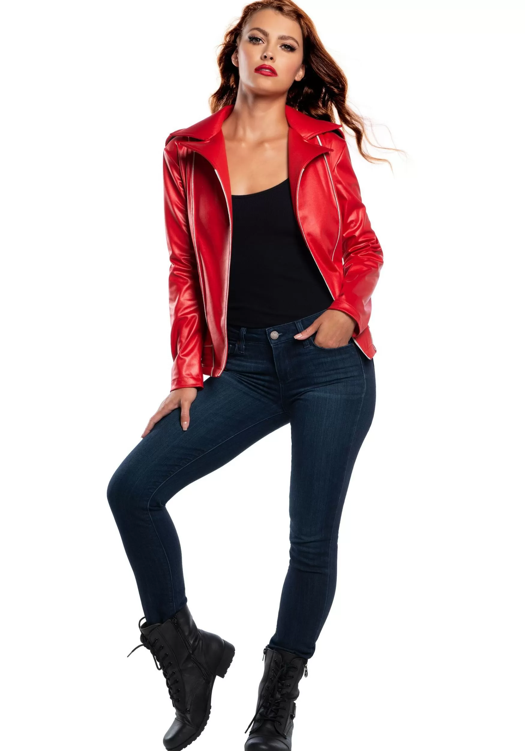 Flash Sale Rubies Costume Riverdale Womens Cherry Blossom Serpent Jacket Tv / Movie Costumes