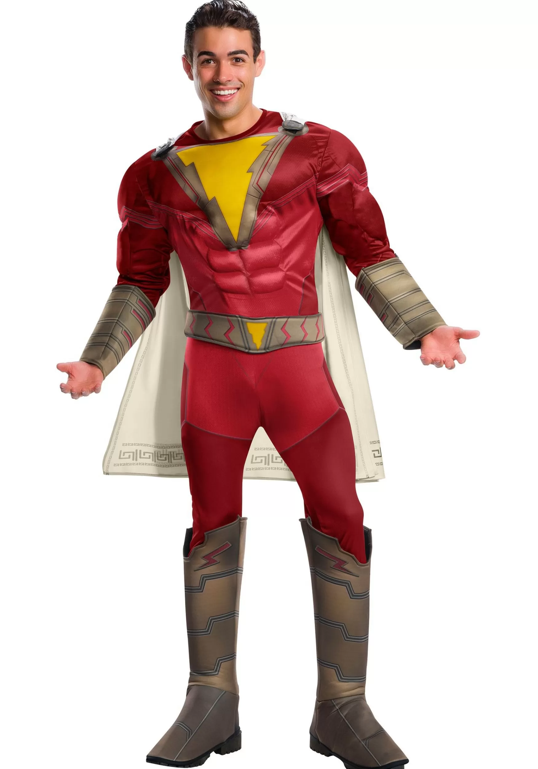 Outlet Rubies Costume Shazam! Deluxe Adult Costume Superhero Costumes