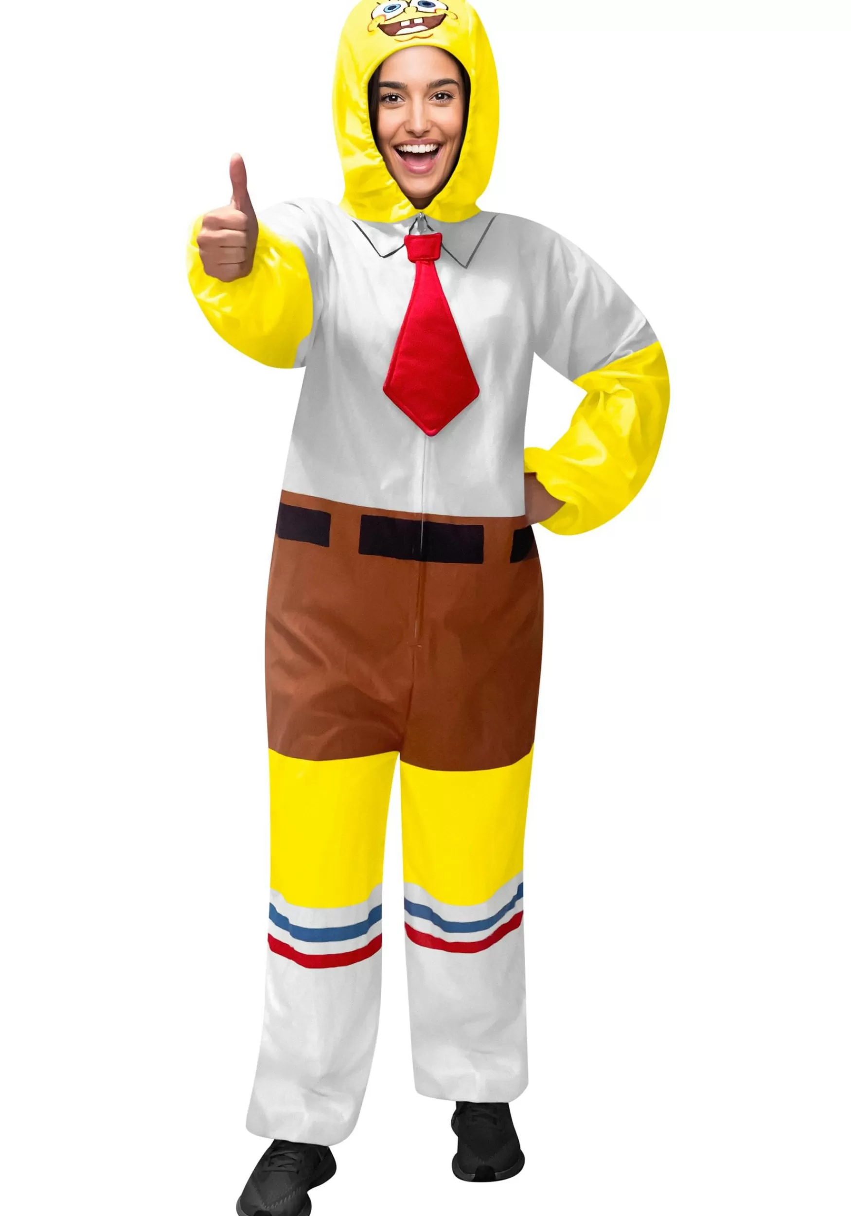Flash Sale Rubies Costume Spongebob Squarepants Onesie For Adults Tv / Movie Costumes