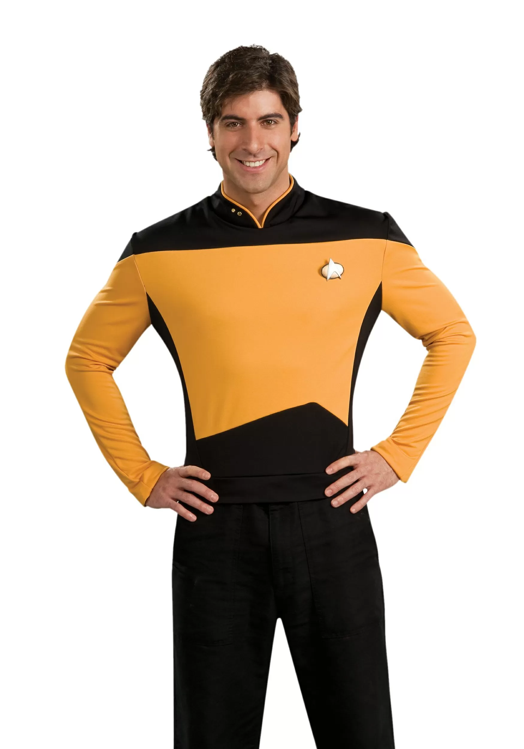 Flash Sale Rubies Costume Star Trek Tng Deluxe Operations Adult Costume Tv / Movie Costumes