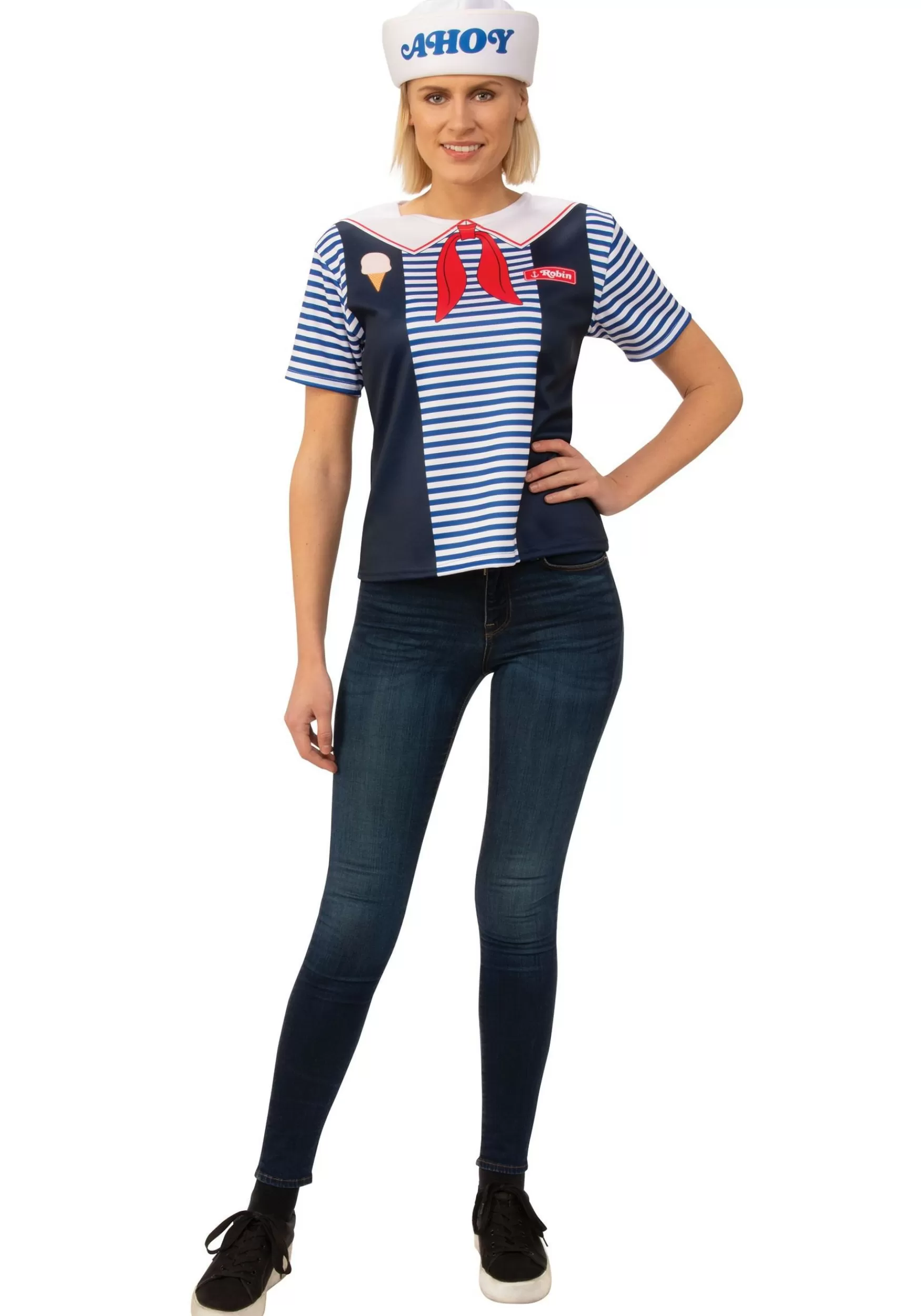 Outlet Rubies Costume Stranger Things Robin Scoops Ahoy Women's Costume Tv / Movie Costumes