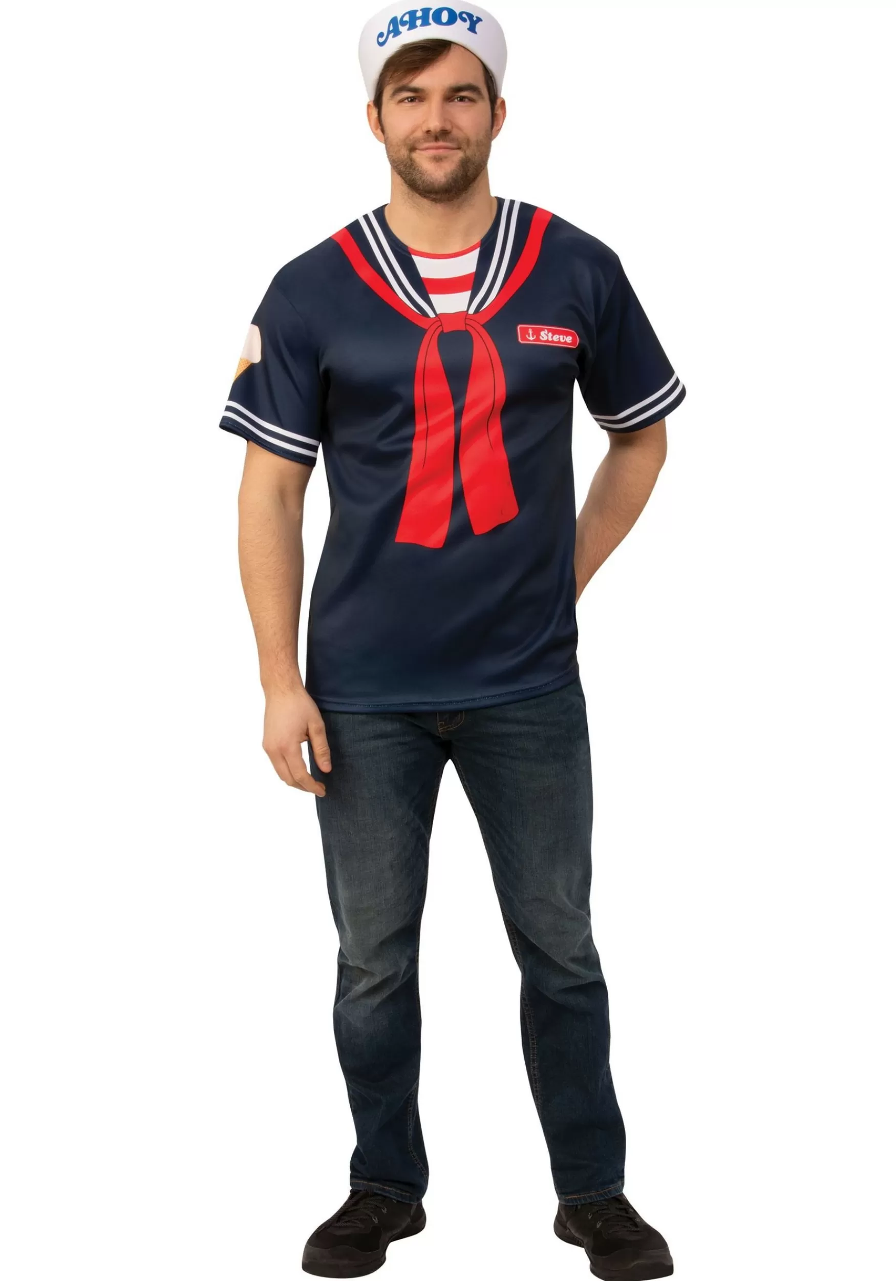 Cheap Rubies Costume Stranger Things Scoops Ahoy Steve Adult Costume Tv / Movie Costumes