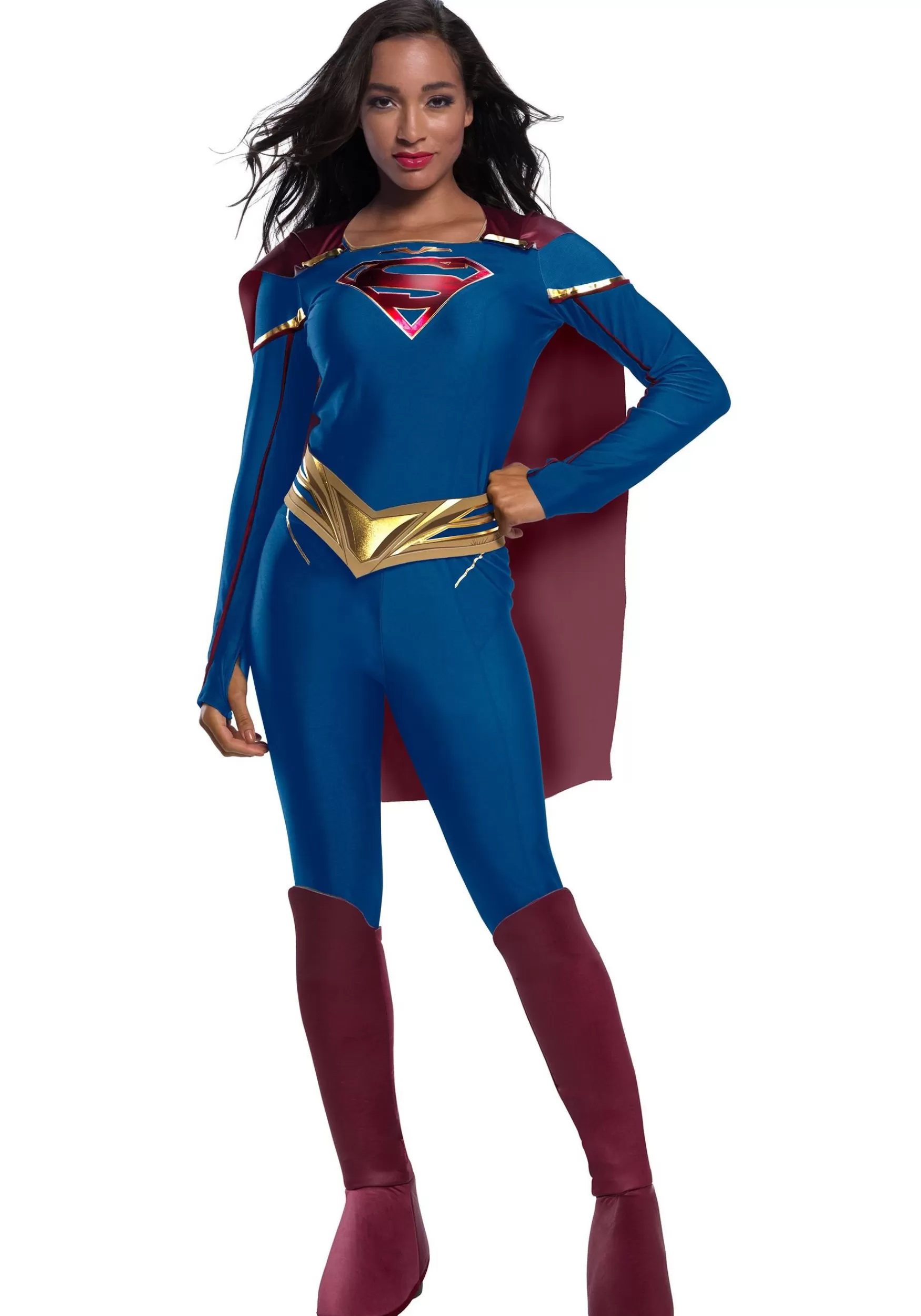 Discount Rubies Costume Supergirl Jumpsuit Costume For Adults Superhero Costumes