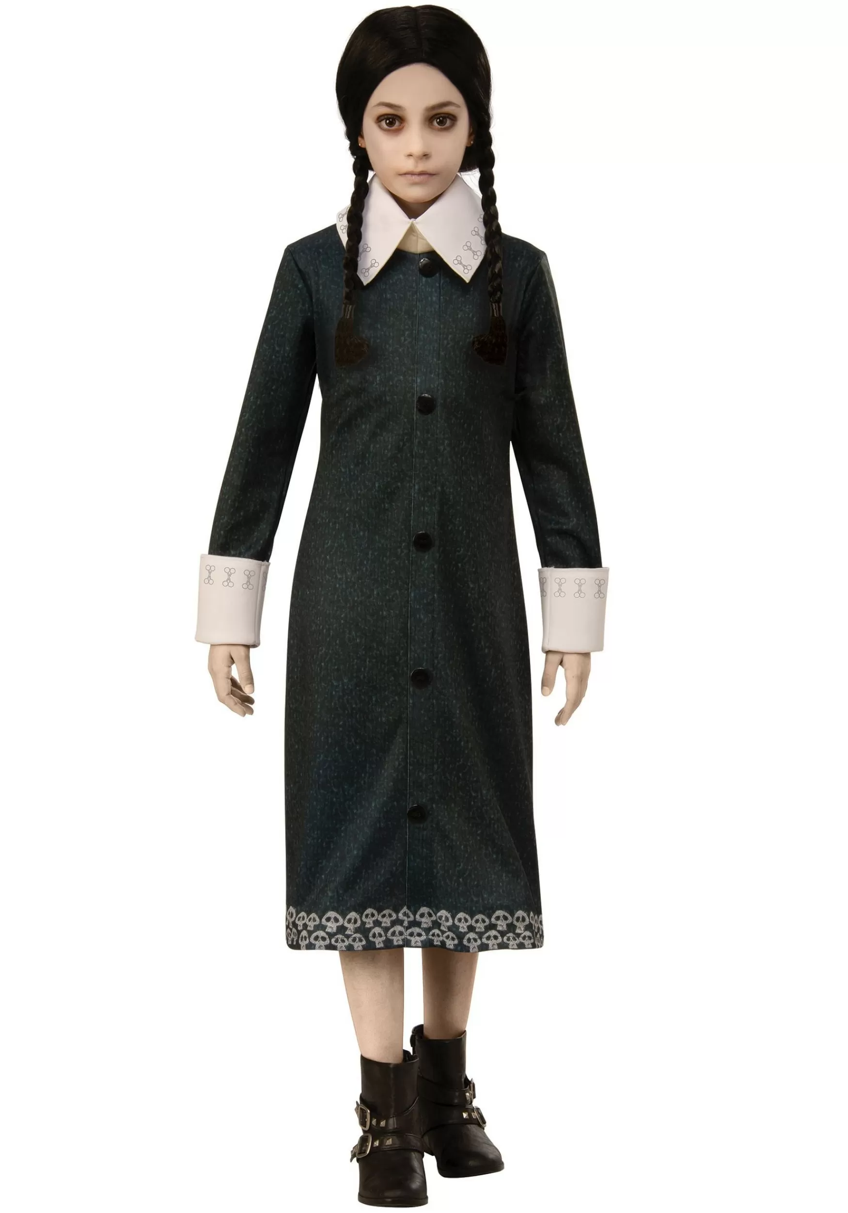 Shop Rubies Costume The Addams Family Wednesday Child Costume Tv / Movie Costumes