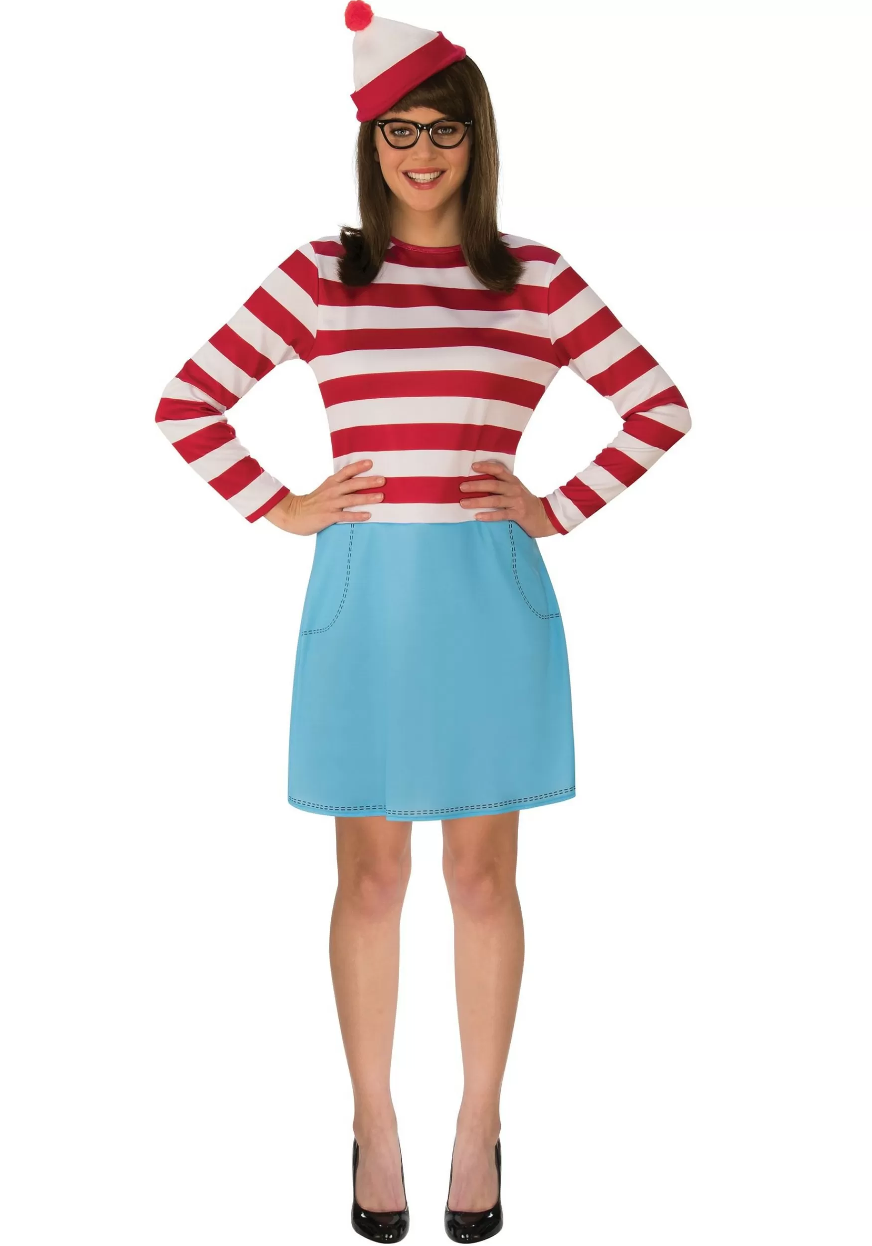 New Rubies Costume Wenda Adult Where's Waldo Costume Storybook & Fairytale Costumes
