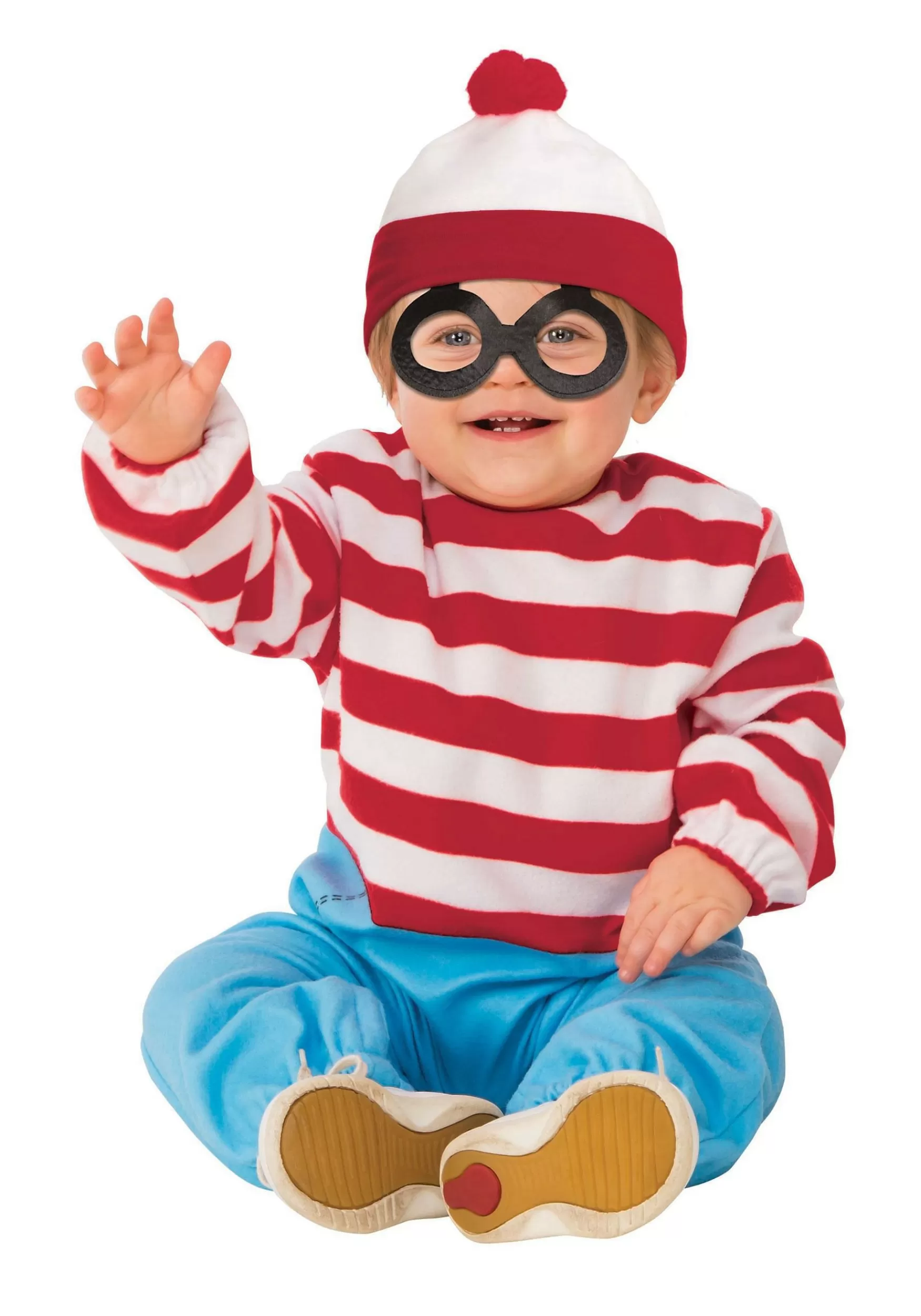 Discount Rubies Costume Where's Waldo Onesie Costume -Toddler Storybook & Fairytale Costumes