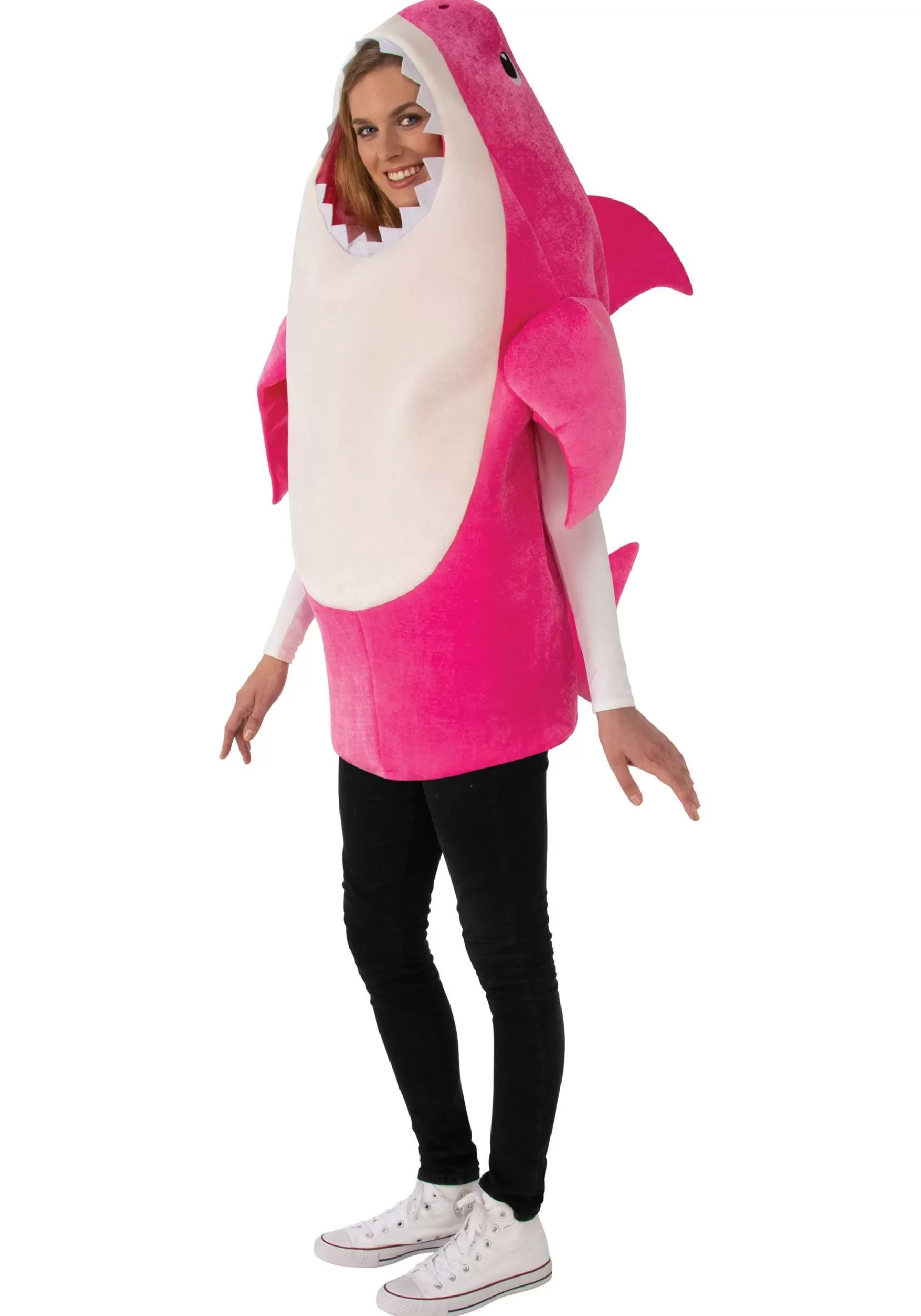 Cheap Rubies Costume Women's Baby Shark Mommy Shark Costume With Sound Chip Tv / Movie Costumes