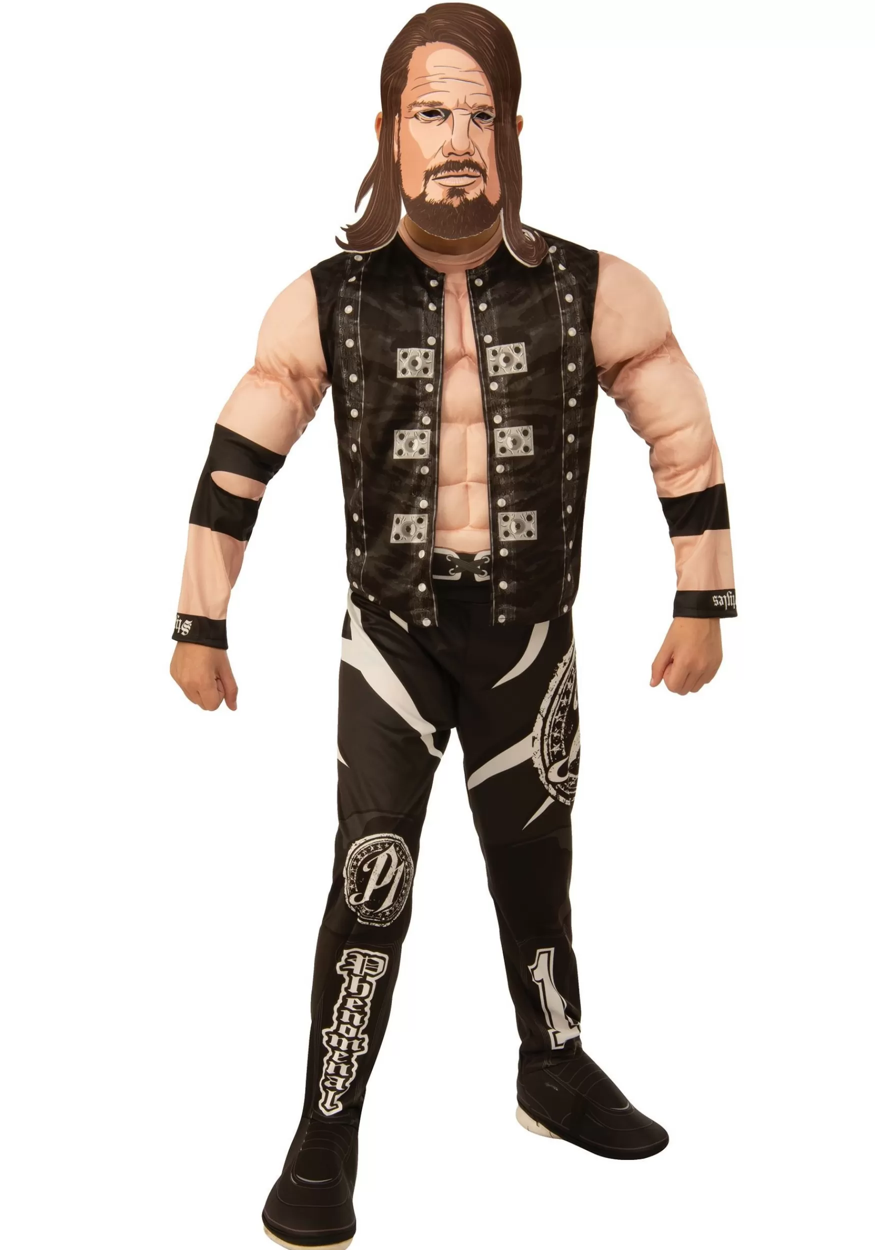 Cheap Rubies Costume Wwe Aj Styles Kids Deluxe Costume Sports Costumes