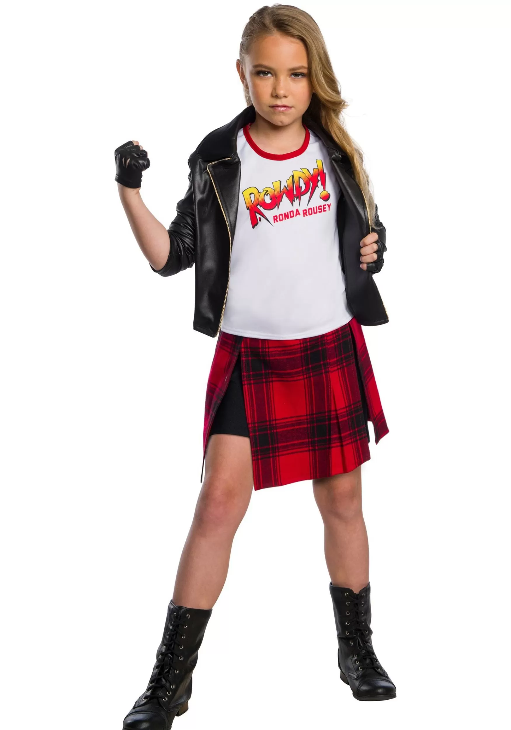 Hot Rubies Costume Wwe Rowdy Ronda Rousey Deluxe Costume Sports Costumes